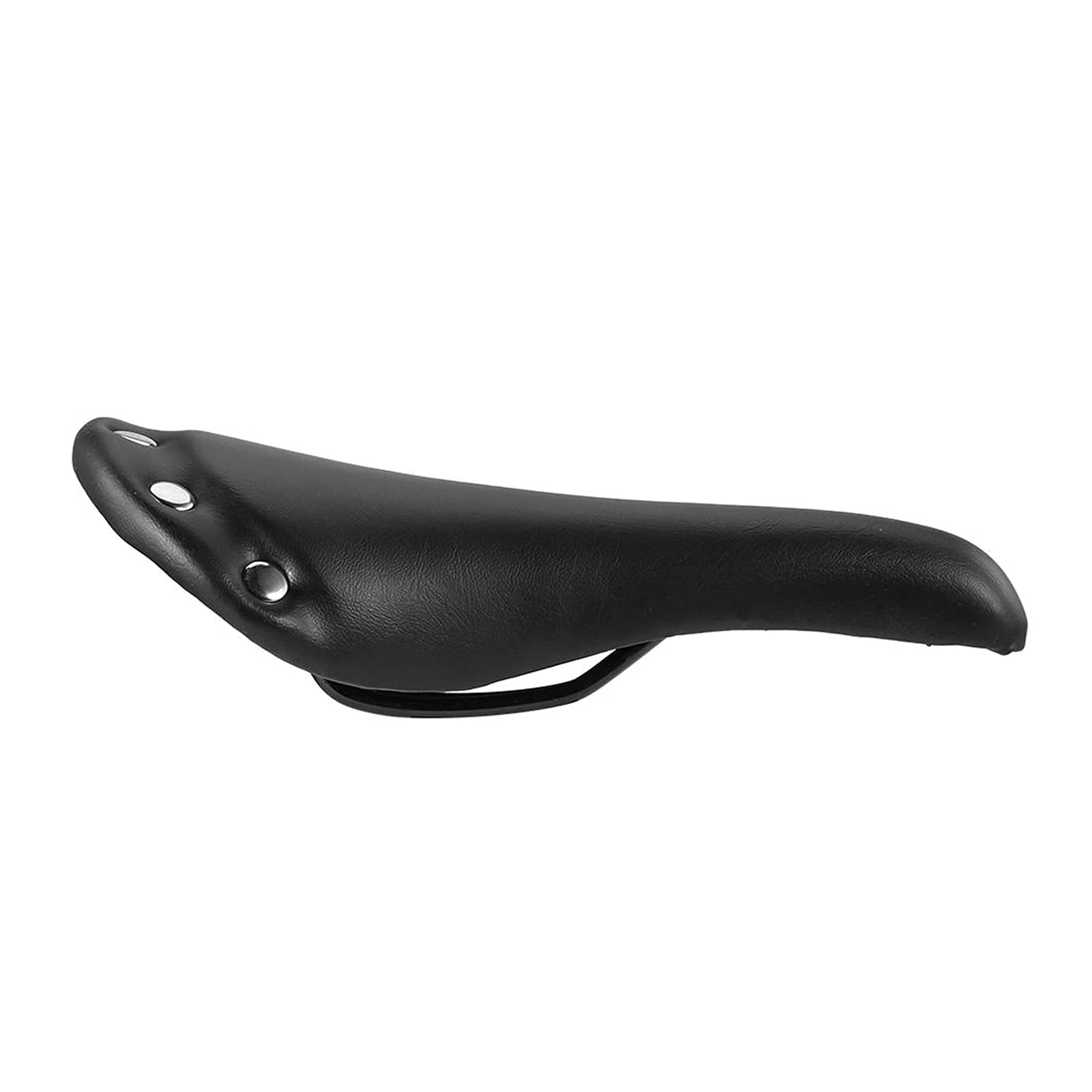 Comfortable Retro Wicker Leather Bike Saddle Cushion - Soft Cycling Seat Cover for MTB, Road & Commuter Bikes - Shock Absorbing & Breathable Design (Black) - Perfect for Long Rides, Urban Commuting & Mountain Biking