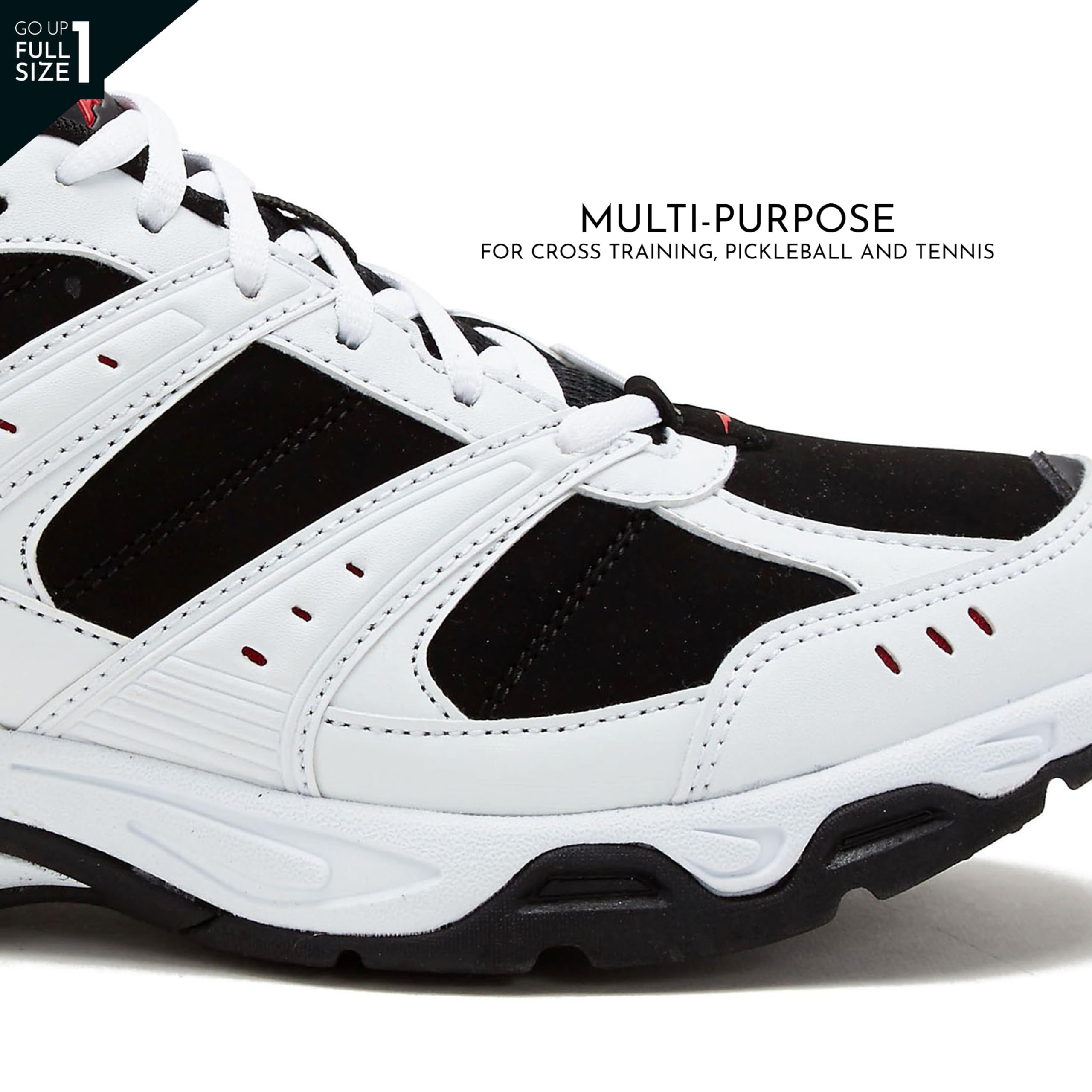 Avia Avi-Verge Men's Athletic Sneakers - Lightweight Cross Training Shoes for Tennis, Pickleball & Walking | Wide & Extra Wide Widths (Size 7-16) | Perfect for Gym, Court & Casual Wear