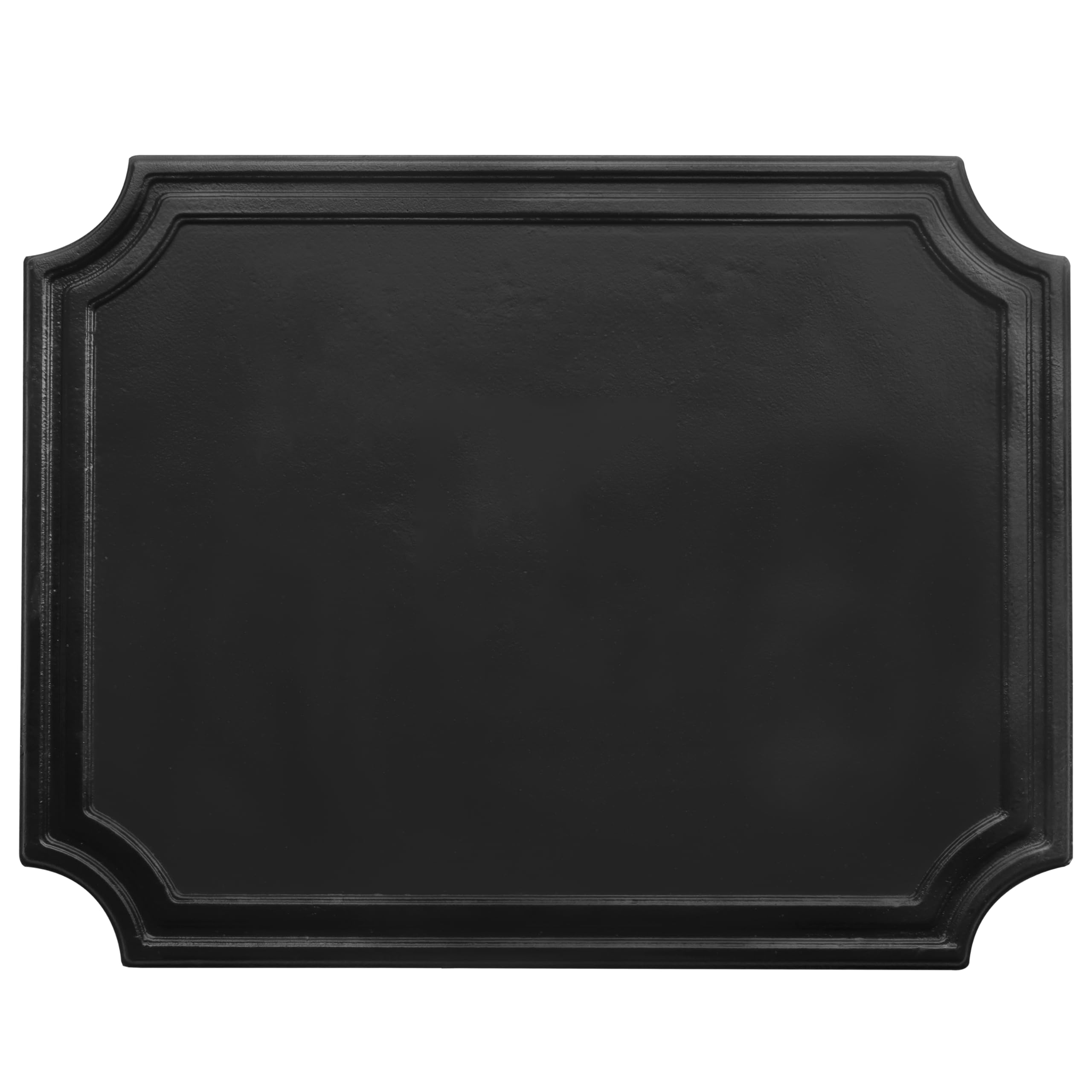 20 x 16 Inch Heavy Duty Cast Iron Fireback Plate for Fireplace - Black Heat Resistant Fireplace Back Panel - Protects Fireplace Walls & Enhances Heat Reflection (1 Piece) - Perfect for Wood Burning Stoves, Fireplace Inserts & Traditional Hearths