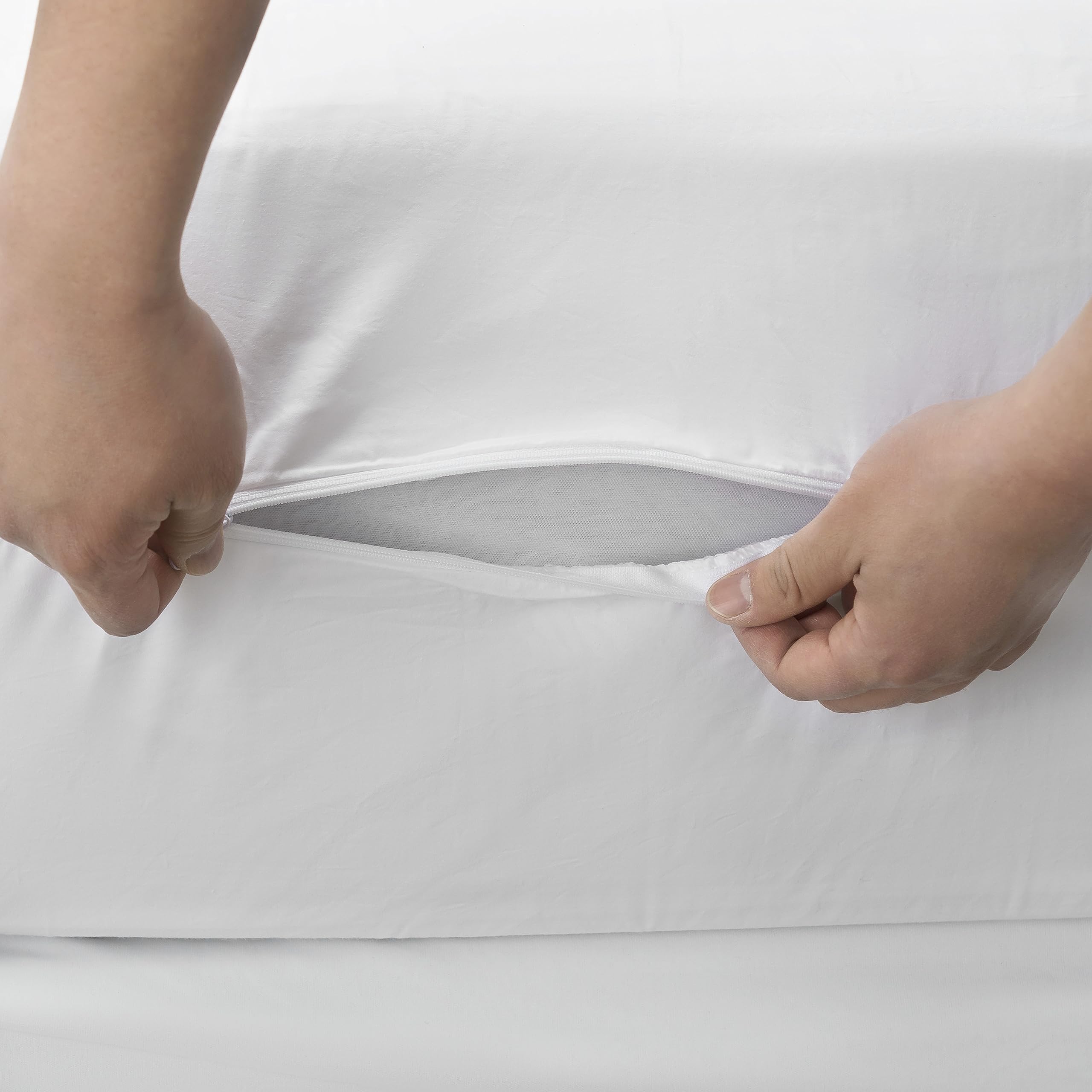Bargoose Home Textiles - Waterproof Zippered Full Sofa Sleeper Mattress Protector Cover | 6