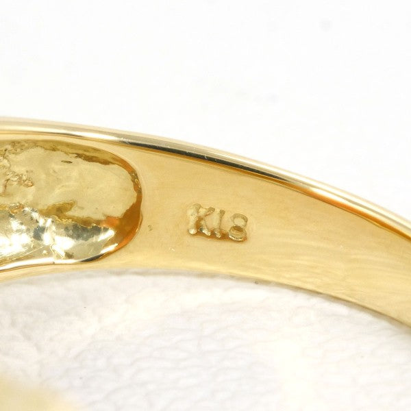 18K Yellow Gold Coral Ring for Women - Elegant Handmade Jewelry Gift for Birthday, Anniversary & Wedding - Perfect for Beach Weddings, Summer Parties & Boho Fashion