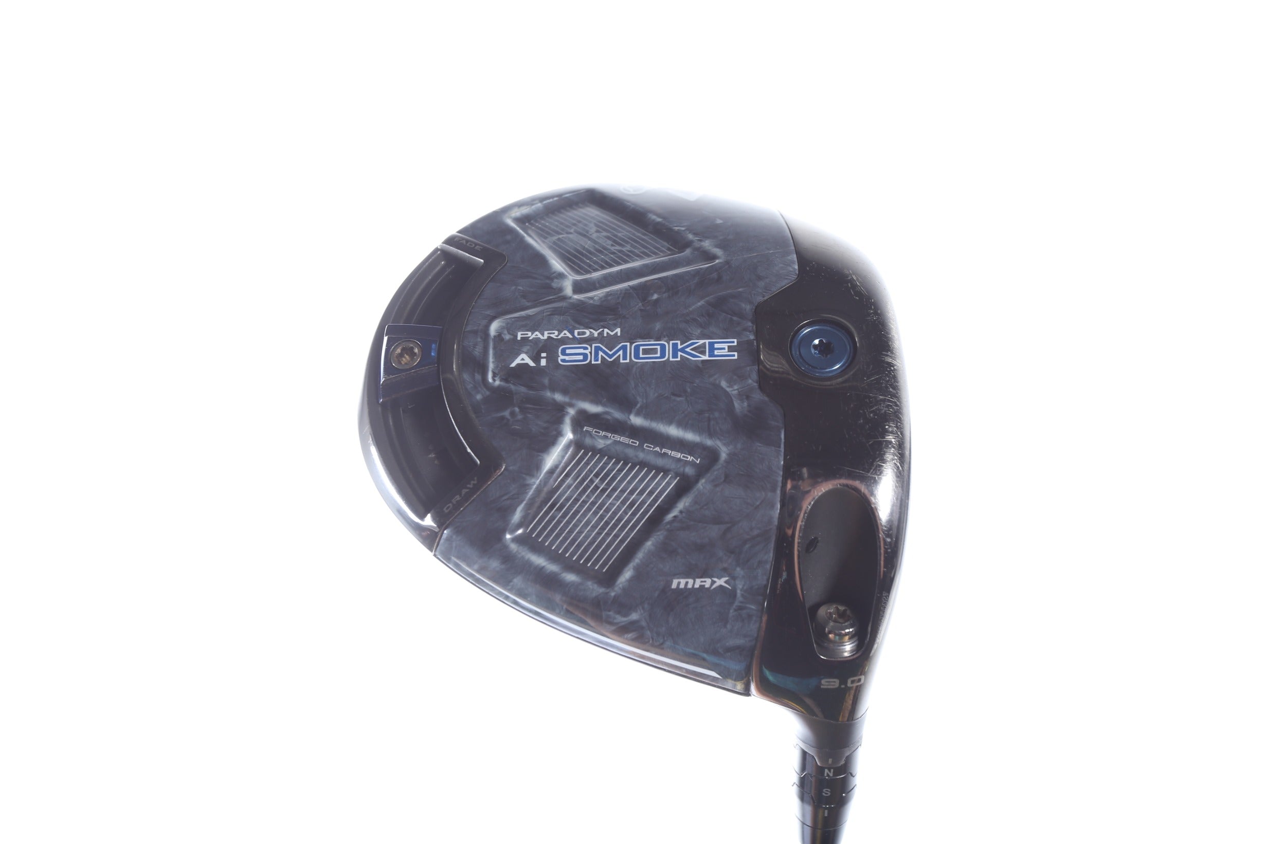 Used Callaway Paradym Ai Smoke MAX Driver 9° Stiff Flex Mitsubishi Tensei Blue AV Right Handed – Perfect for Golf Enthusiasts & Tournament Play