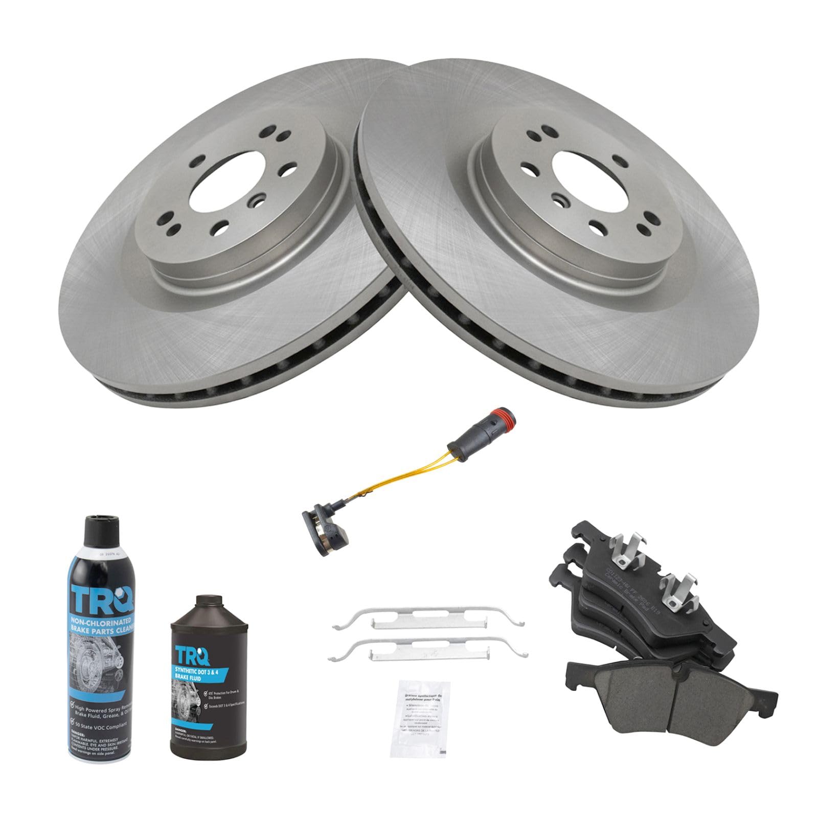 High-Performance Front Ceramic Brake Pad & Rotor Kit for Mercedes Benz | Low Noise & Dust | Perfect for City Driving & Highway Commuting