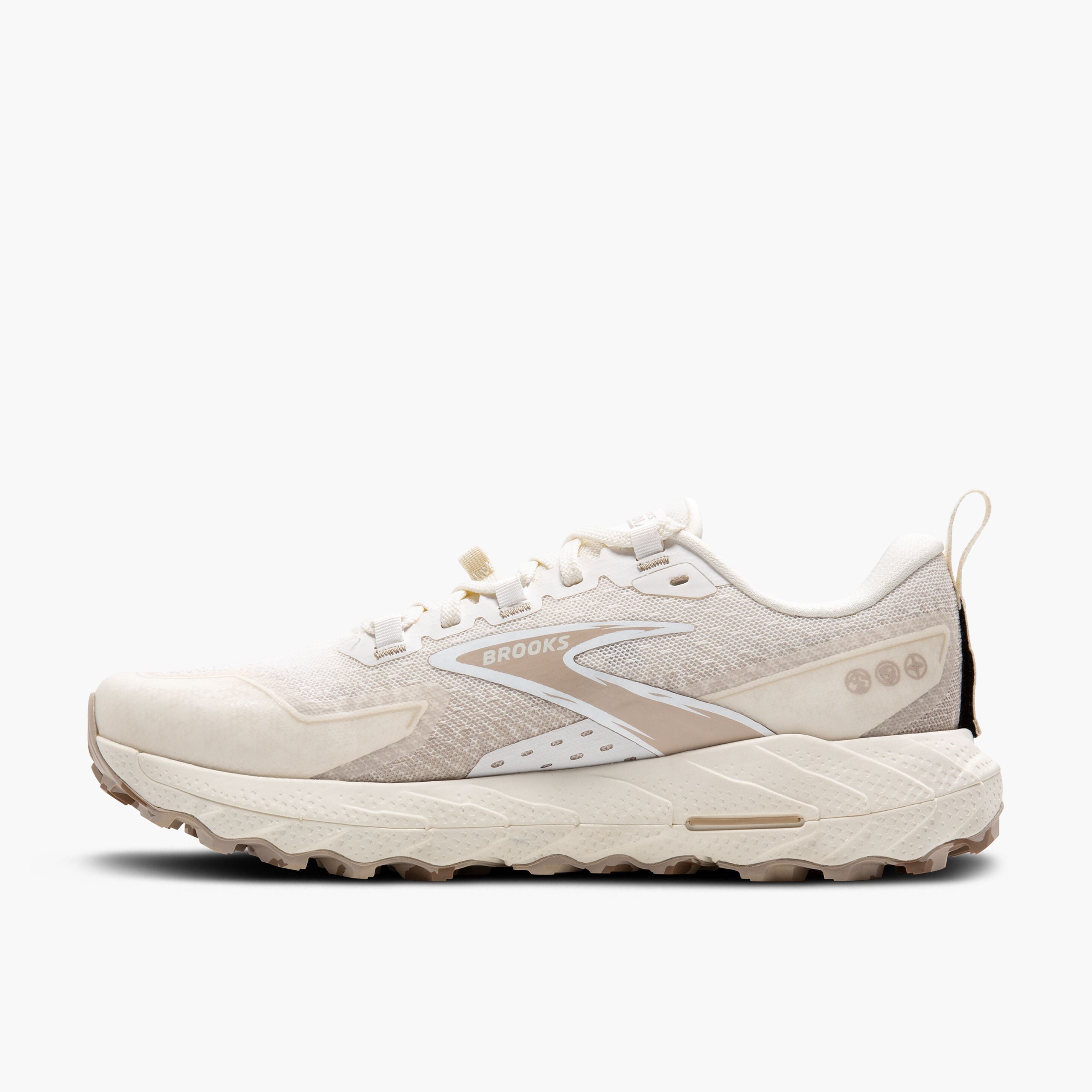 Women's Cascadia 18 Trail Running Shoes - Lightweight Hiking Sneakers for Women (Coconut/Chateau/White) | Perfect for Outdoor Adventures, Jogging & Gym Workouts