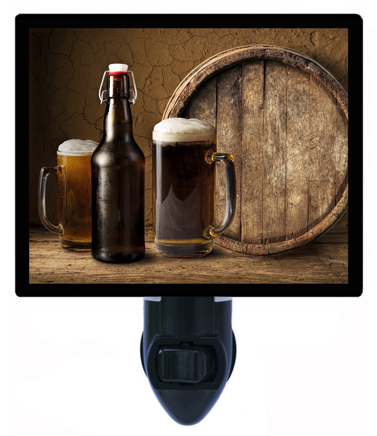 LED Beer Keg Night Light - Perfect for Bars, Breweries & Home Brewing Enthusiasts - Create a Cozy Pub Ambiance