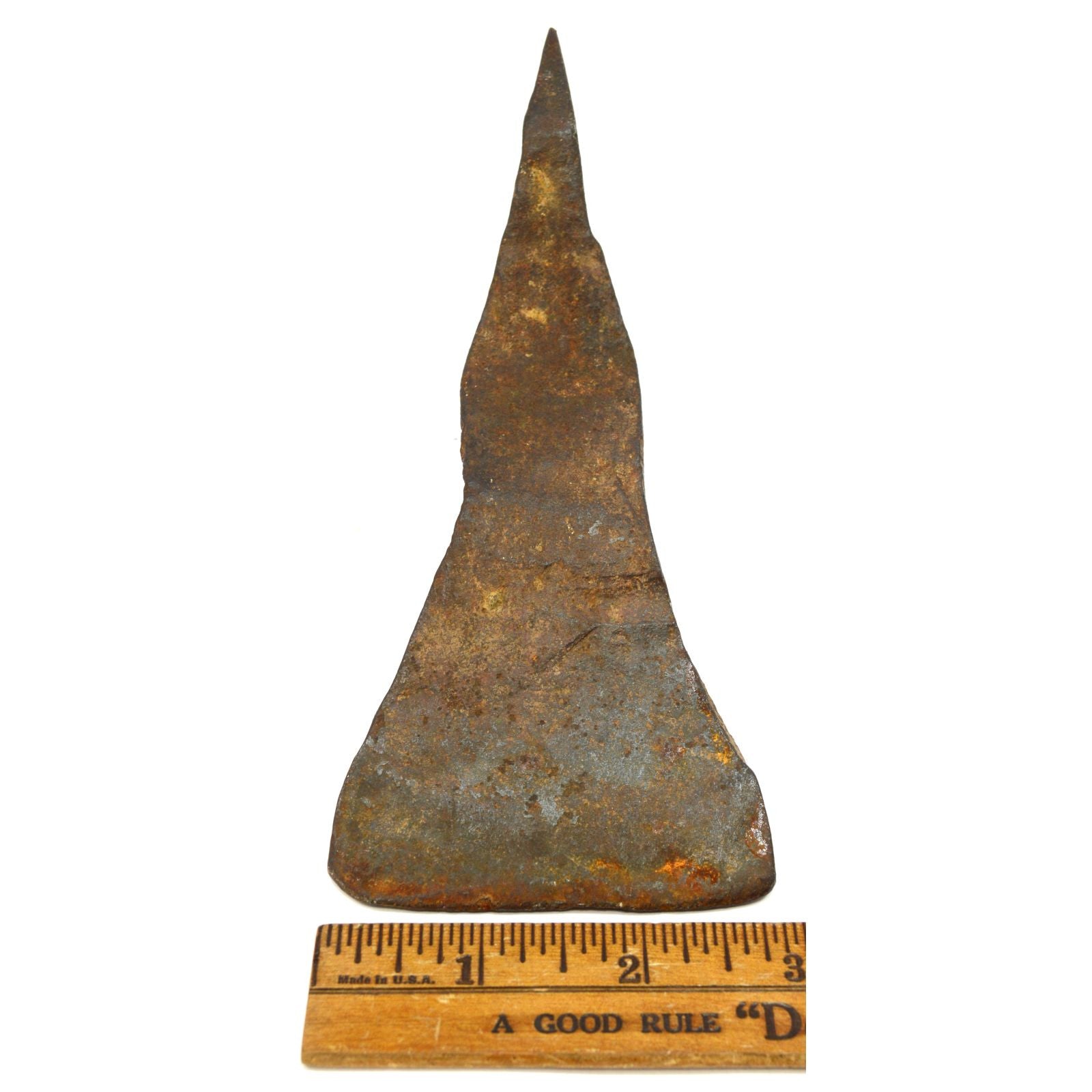 Antique TWIBIL Double Cross Bit Hatchet - Blacksmith Axe with Adze - Crude & Unique Tool for Woodworking, Camping, and Bushcraft