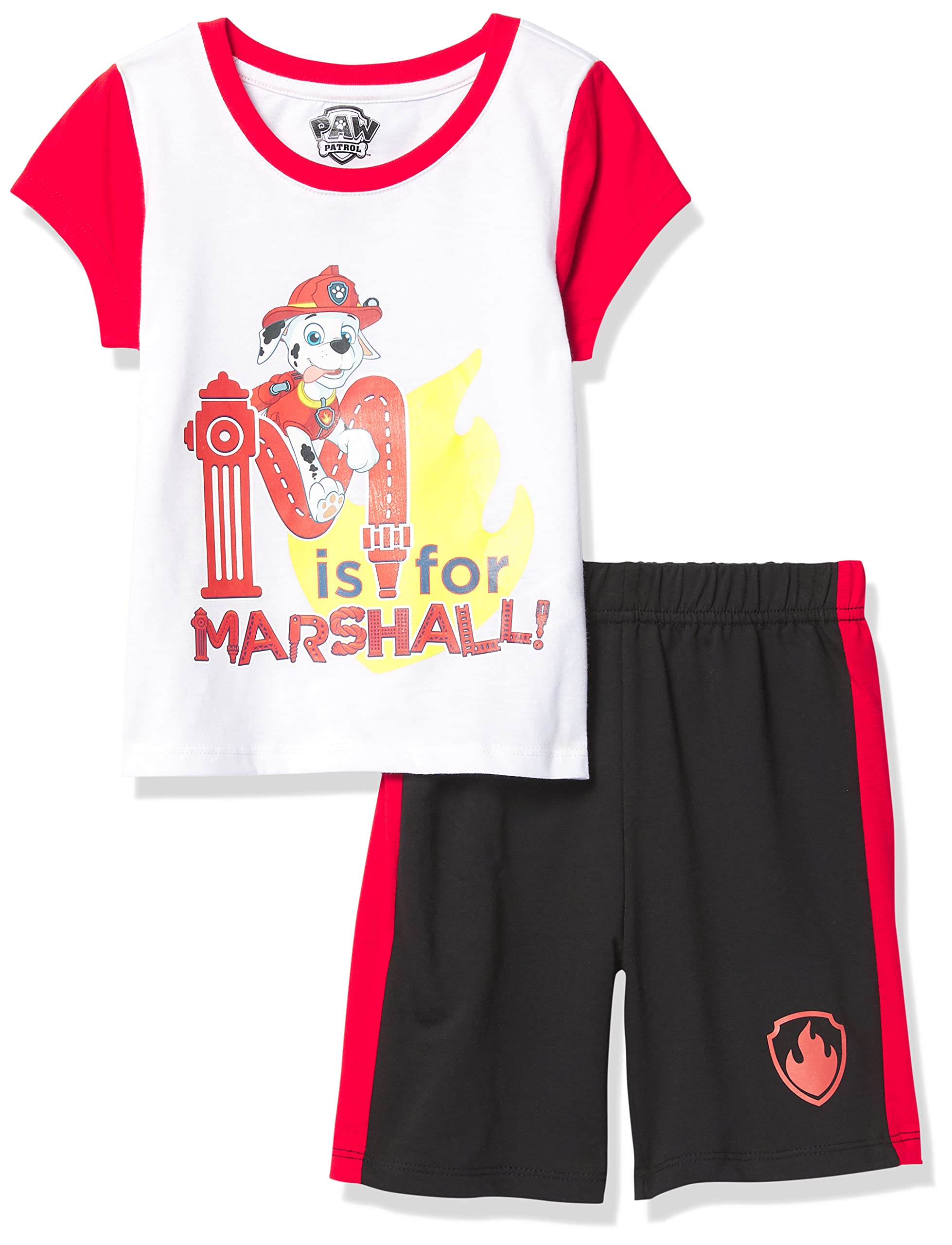 Paw Patrol Boys' 2-Piece T-Shirt & Shorts Set for Toddlers - Playtime Outfit