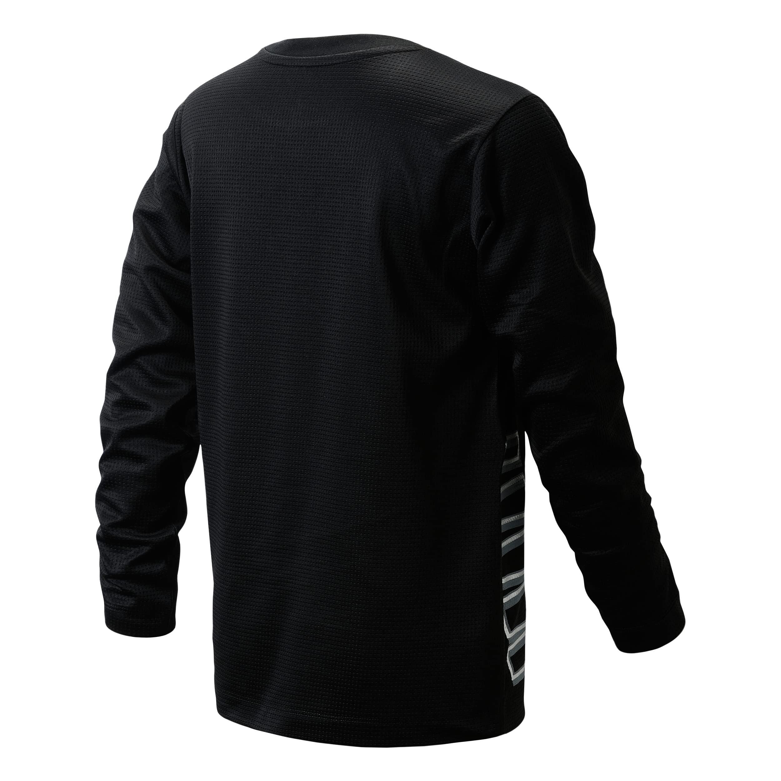New Balance Boys' Thermal Waffle Knit Long Sleeve T-Shirt - Comfortable & Warm Winter Shirt for Kids (Size 4-20) - Perfect for School, Outdoor Play & Cold Weather Activities