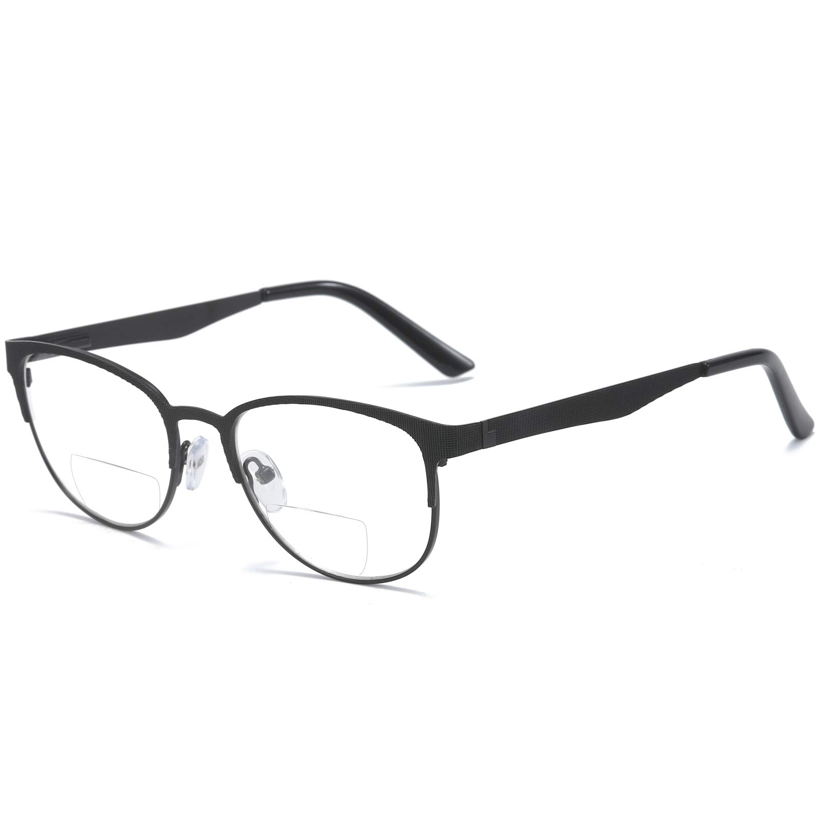 MMOWW Bifocal Reading Glasses for Women - Blue Light Blocking, Purple Frame (3.50) - Perfect for Office & Screen Use