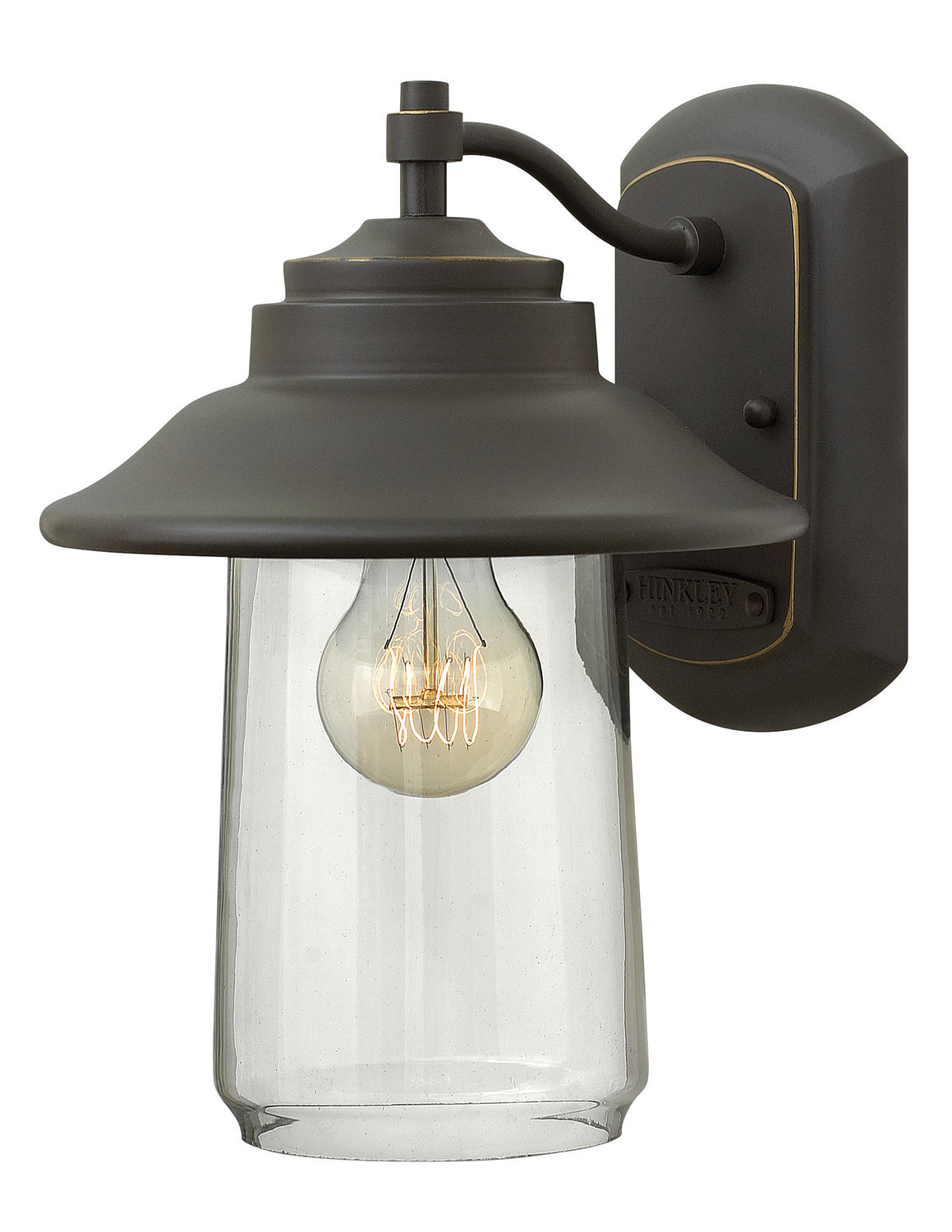 Belden Place LED Wall Mount Light Fixture in Oil Rubbed Bronze - Modern Outdoor Lighting for Patio, Garden, and Entryway