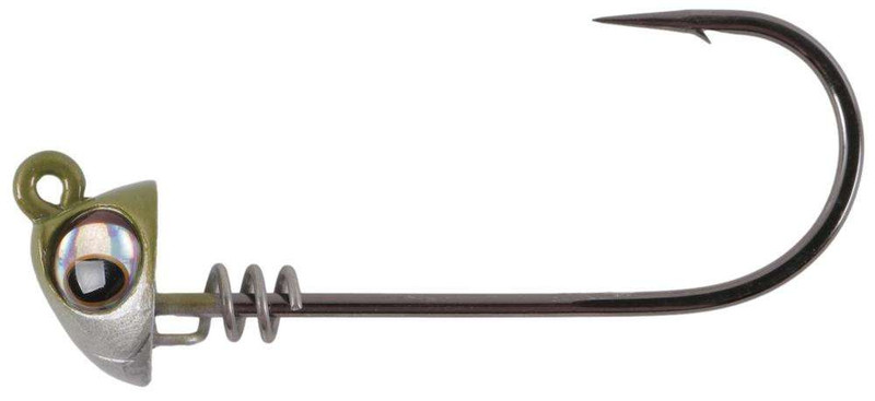 8-Pack Screwlock Jig Heads (3/4 oz) - Premium Fishing Hooks for Bass, Walleye & Saltwater Fishing - Perfect for Soft Plastic Baits & Lures