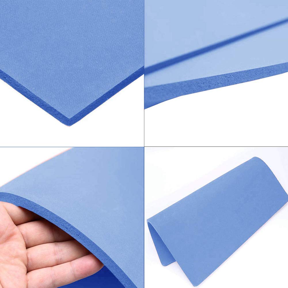 12x15 Inch Heat Resistant Silicone Press Pad Mat - 0.33 Inch Thickest Replacement Foam for Heat Transfer Machine - Ideal for T-Shirt Printing, Sublimation, and DIY Craft Projects