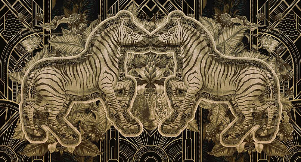 Cobalt Deco Brothers Wall Art - Modern Metal Decor for Home & Office - Perfect for Living Room, Bedroom, or Office Spaces
