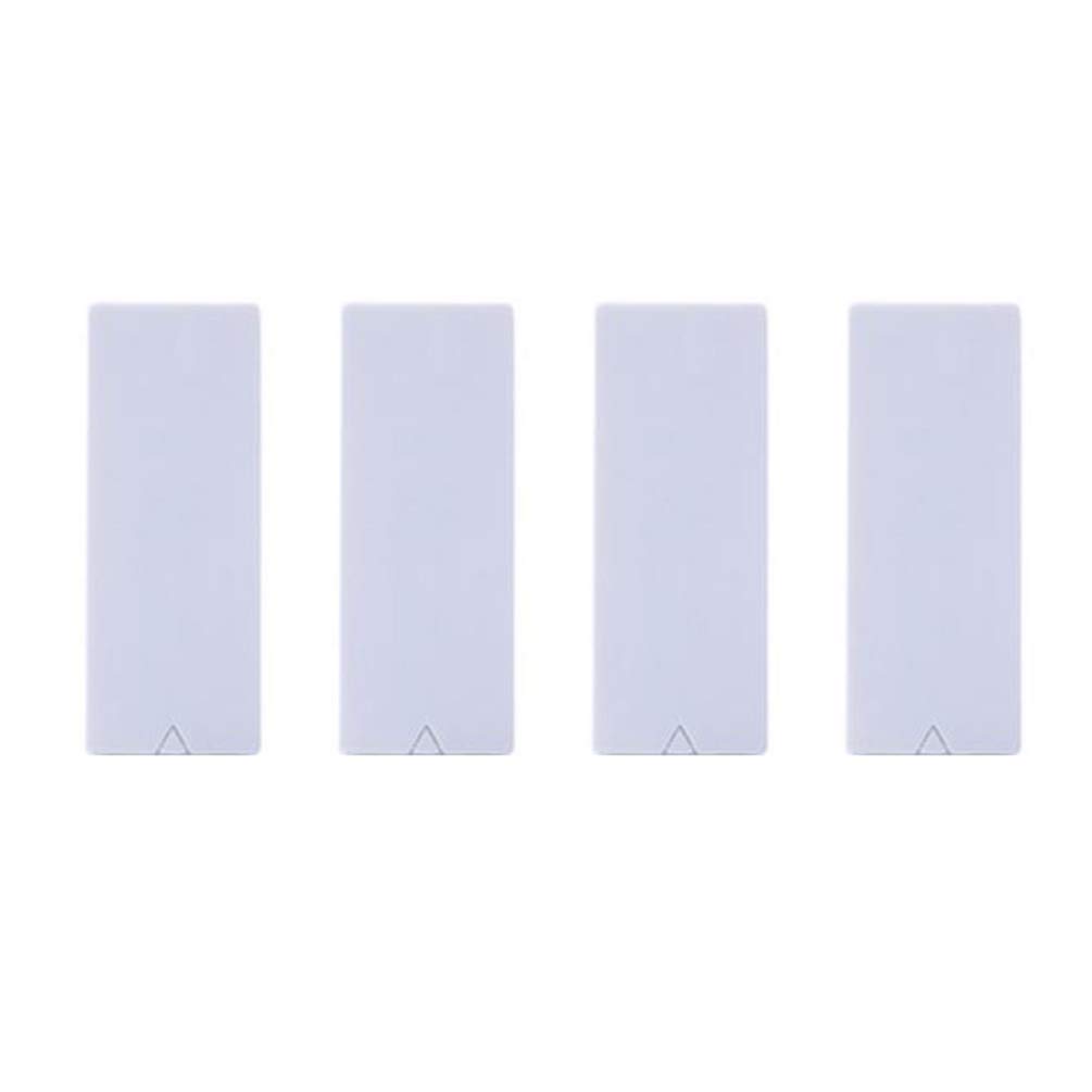 4-Pack Cabilock Wall Mounted Remote Holder & Closet Hooks - Under Desk Power Strip Organizer, Adhesive Wall Hangers for Cable Management & Utensil Storage (White) - Perfect for Bedroom, Office & Kitchen Organization