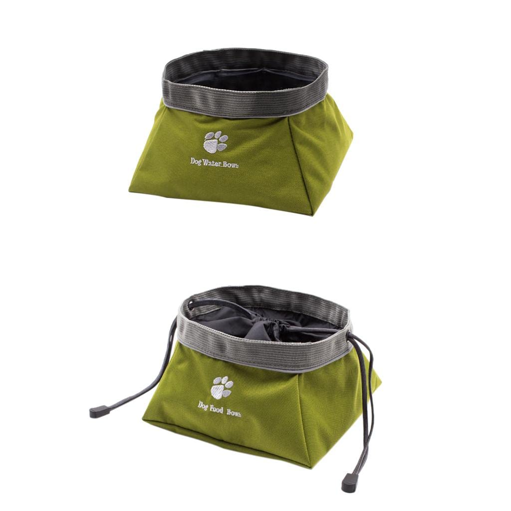 UJEAVETTE® Collapsible Travel Bowl for Dogs & Cats - Leak Proof Pet Food & Water Dish for Hiking, Camping & Outdoor Adventures