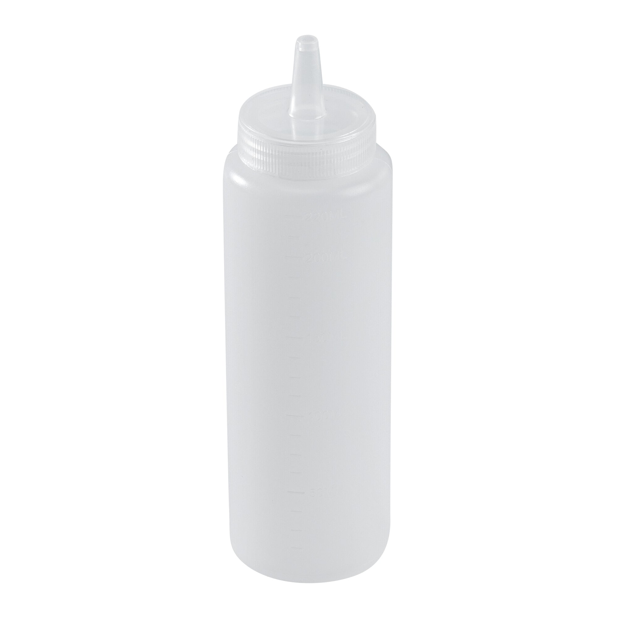 8 oz Clear Plastic Squeeze Bottle with Precision Tip - 2
