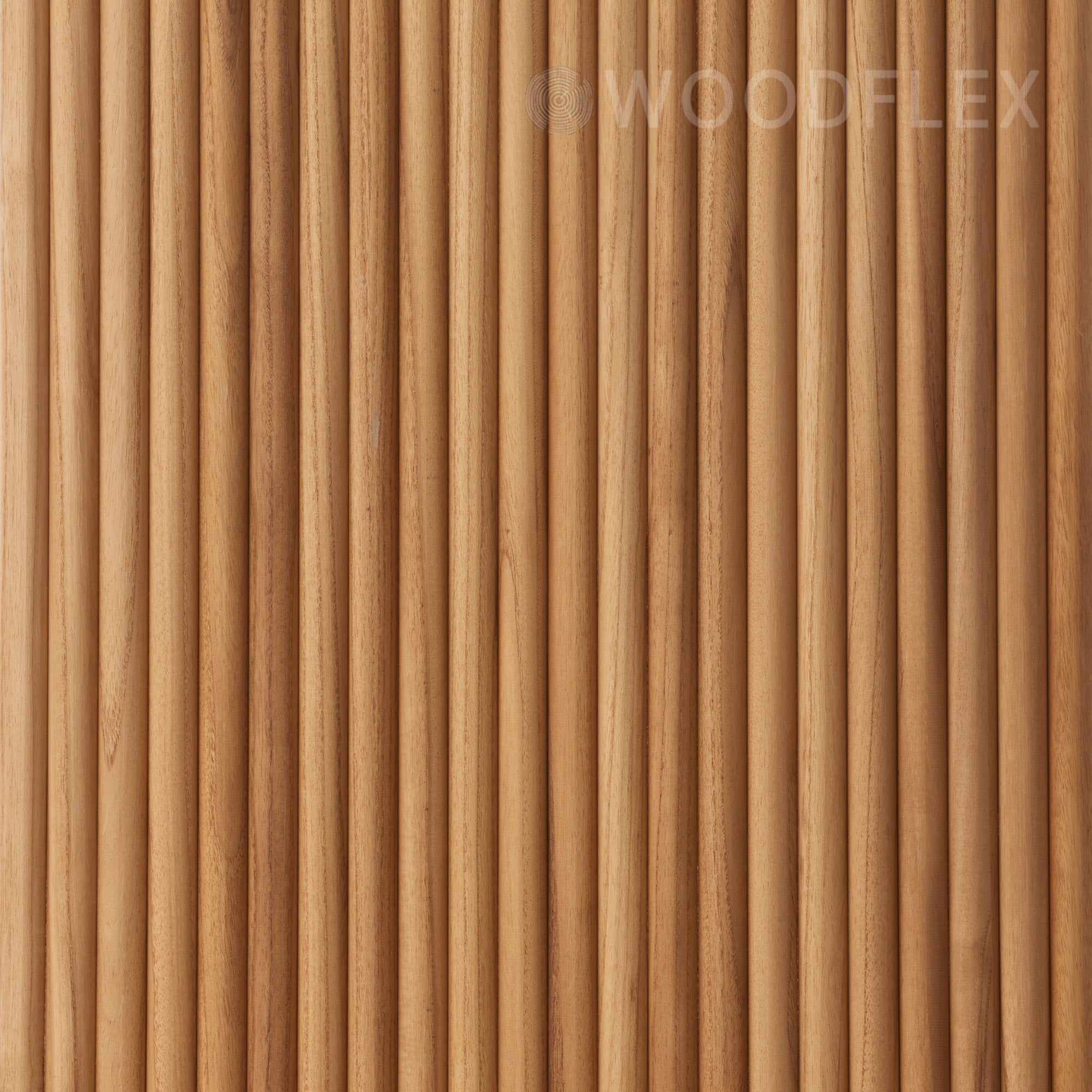 WOODFLEX Flexible Solid Paulownia Wood Slat Wall Panel 106