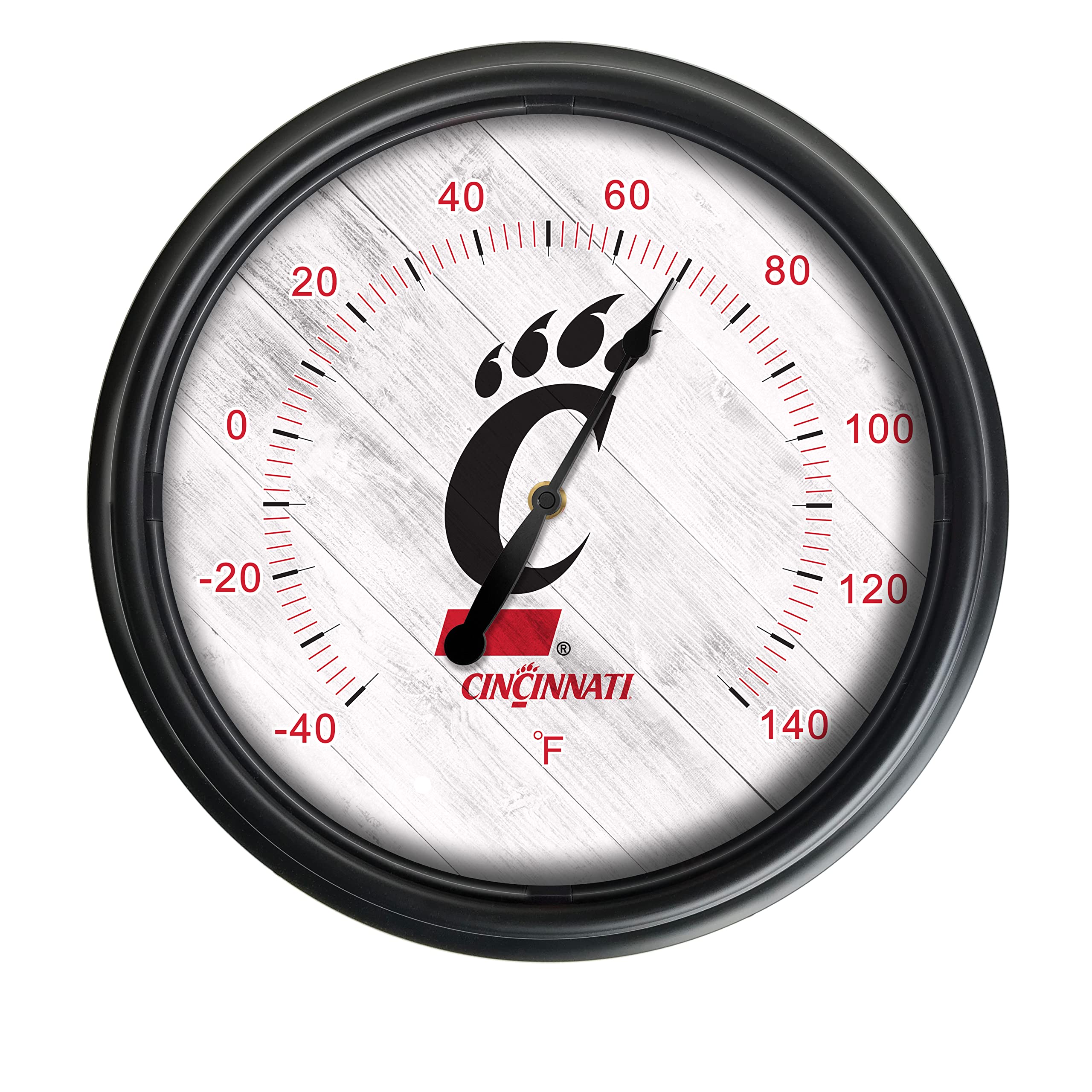 University of Cincinnati Indoor Outdoor LED Thermometer - Accurate Digital Temperature Display for Home, Office, Garden & Patio - Perfect for Weather Monitoring and Climate Control