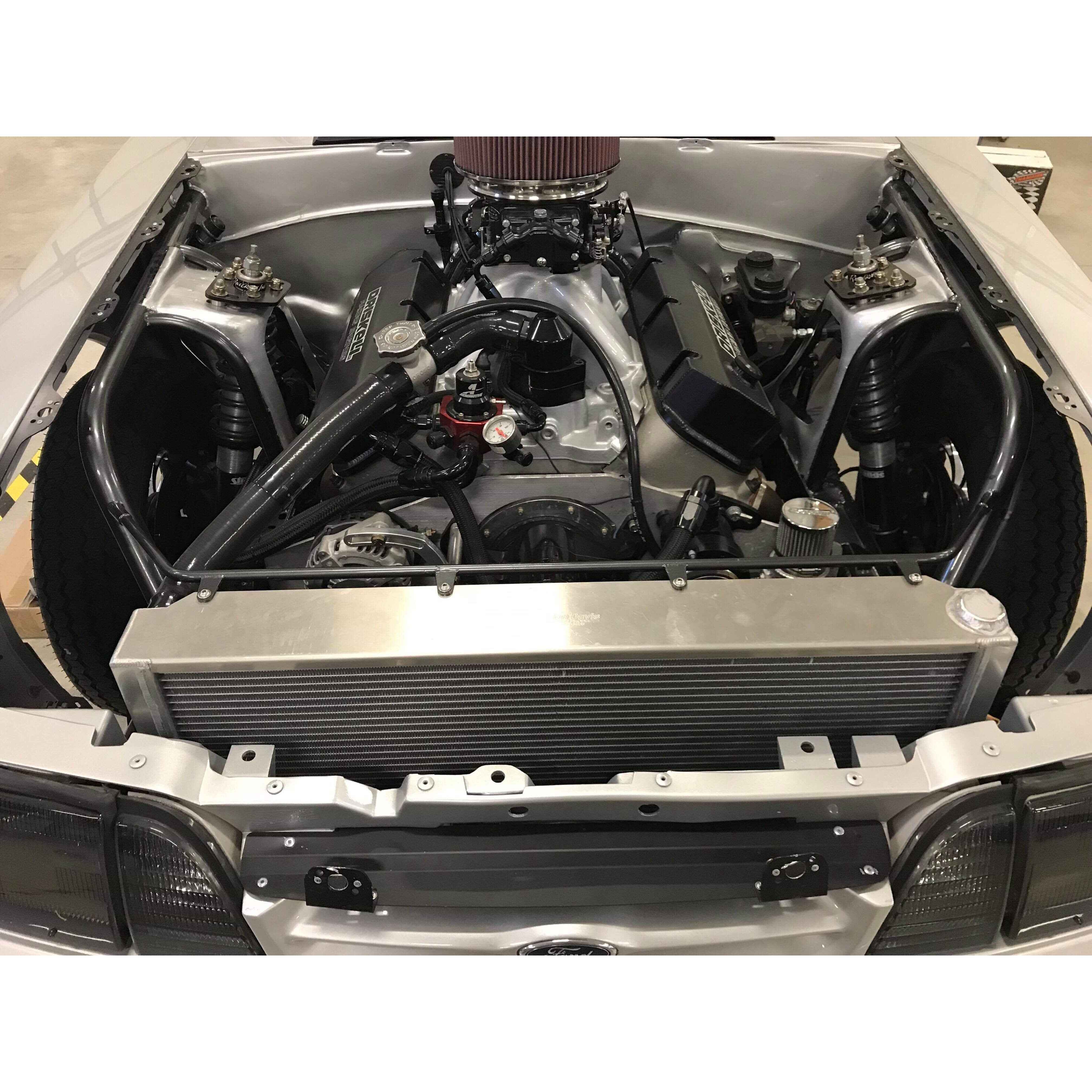 79-93 Fox Body Mustang Front Dzus Rail LX Bumper - High-Quality Replacement Part for Mustang Restoration & Racing | Perfect for Classic Car Enthusiasts & DIY Projects