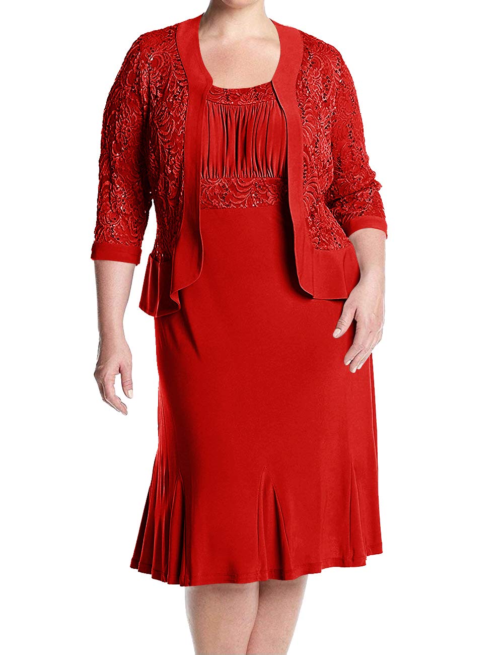 Elegant Mother of The Bride Dresses - Lace Formal Gowns with Jacket for Women | Wedding Guest, Evening Party & Special Occasion Attire
