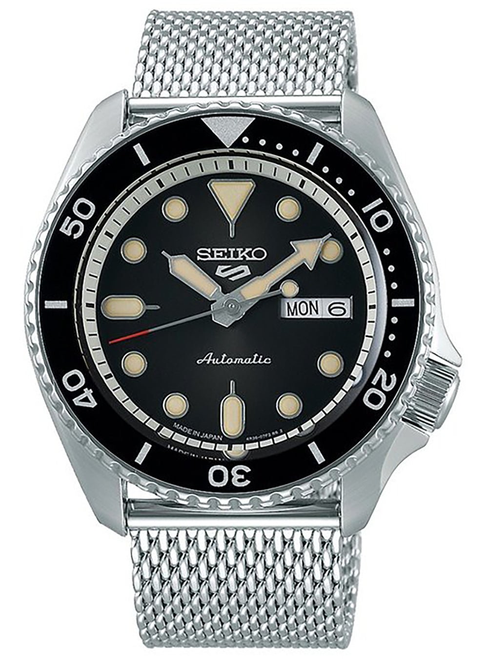 Seiko 5 Sports Automatic Watch SBSA017 - Japanese Made Mechanical Timepiece for Men, JDM Style (2019 Model) - Perfect for Business, Casual Wear & Watch Collectors