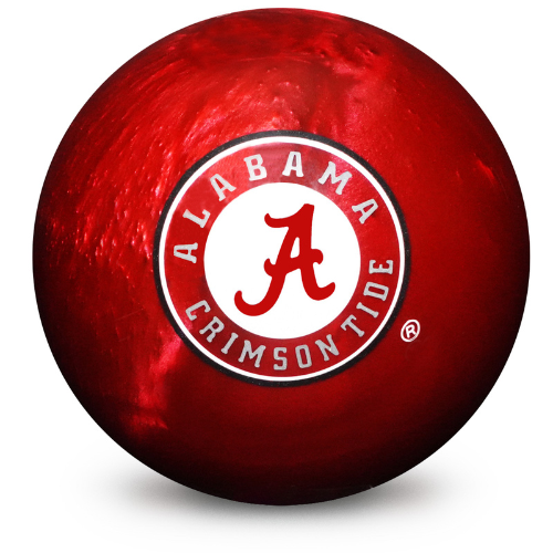 NCAA Engraved Plastic Alabama Crimson Tide Undrilled Bowling Ball - Perfect for College Football Fans & Bowling Enthusiasts | Great for Game Room Decor, Sports Memorabilia Collection, and Bowling Tournaments