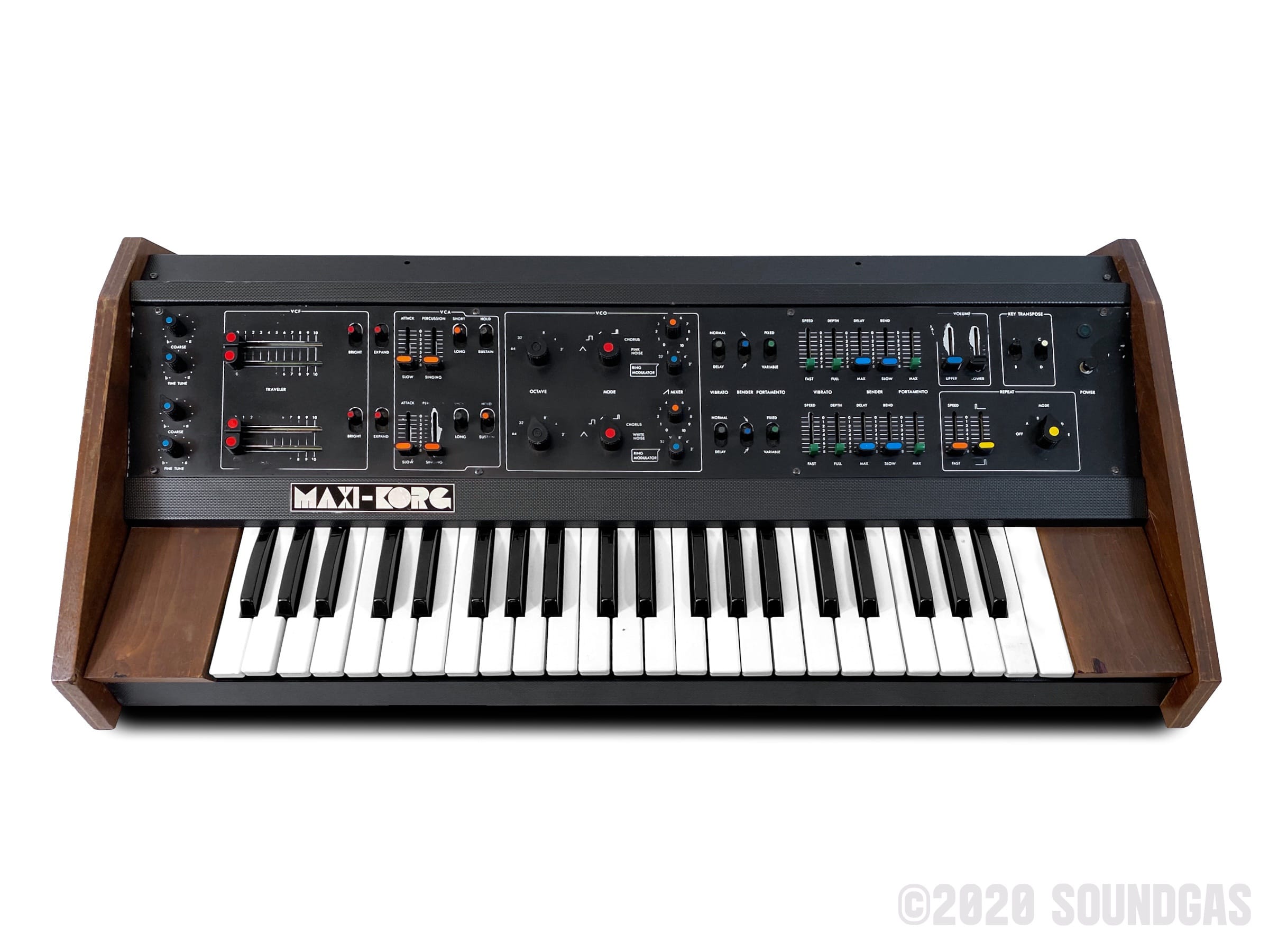 Korg Maxi Korg 800DV Analog Synthesizer with CV/Gate Mod - Vintage Synth for Music Production, Live Performances & Studio Recording