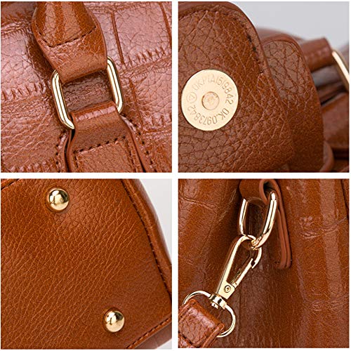 Stylish Women's Designer Satchel Handbag - Top Handle Shoulder Purse with Retro Elegant Tote Design - Perfect for Work, Travel & Everyday Fashion Accessory