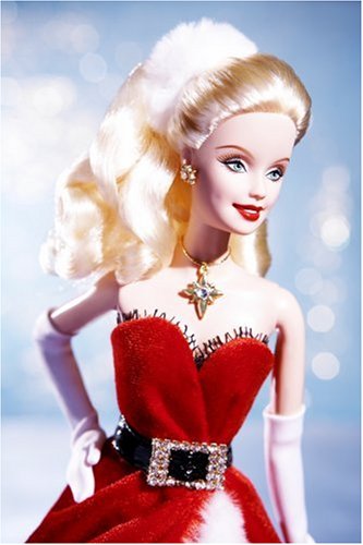 Barbie 2007 Holiday Collector Doll - Limited Edition Christmas Barbie for Collectors & Gift Giving - Perfect for Holiday Decorations, Christmas Tree Toppers & Nostalgic Displays