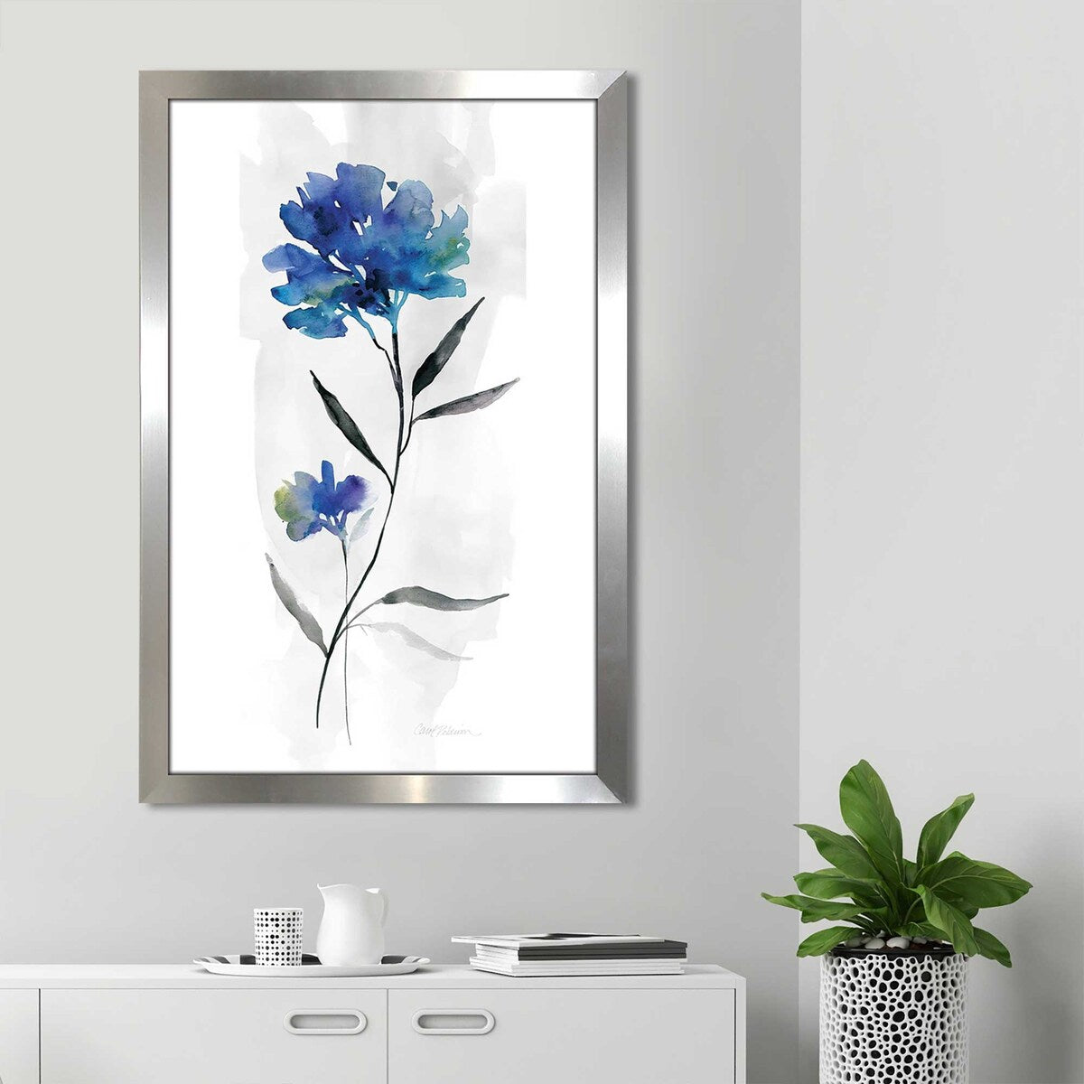 Beautiful Blue II by Carol Robinson - Acrylic Wall Art Print - Modern Home & Office Decor for Living Room, Bedroom, or Workspace