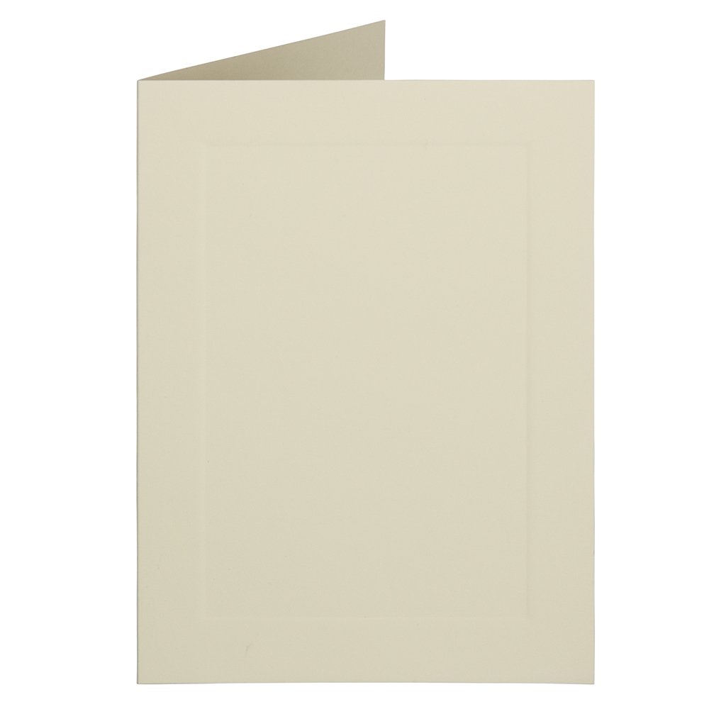 JAM PAPER Blank A6 Foldover Cards - Ivory - 500 Pack for Invitations & Notes