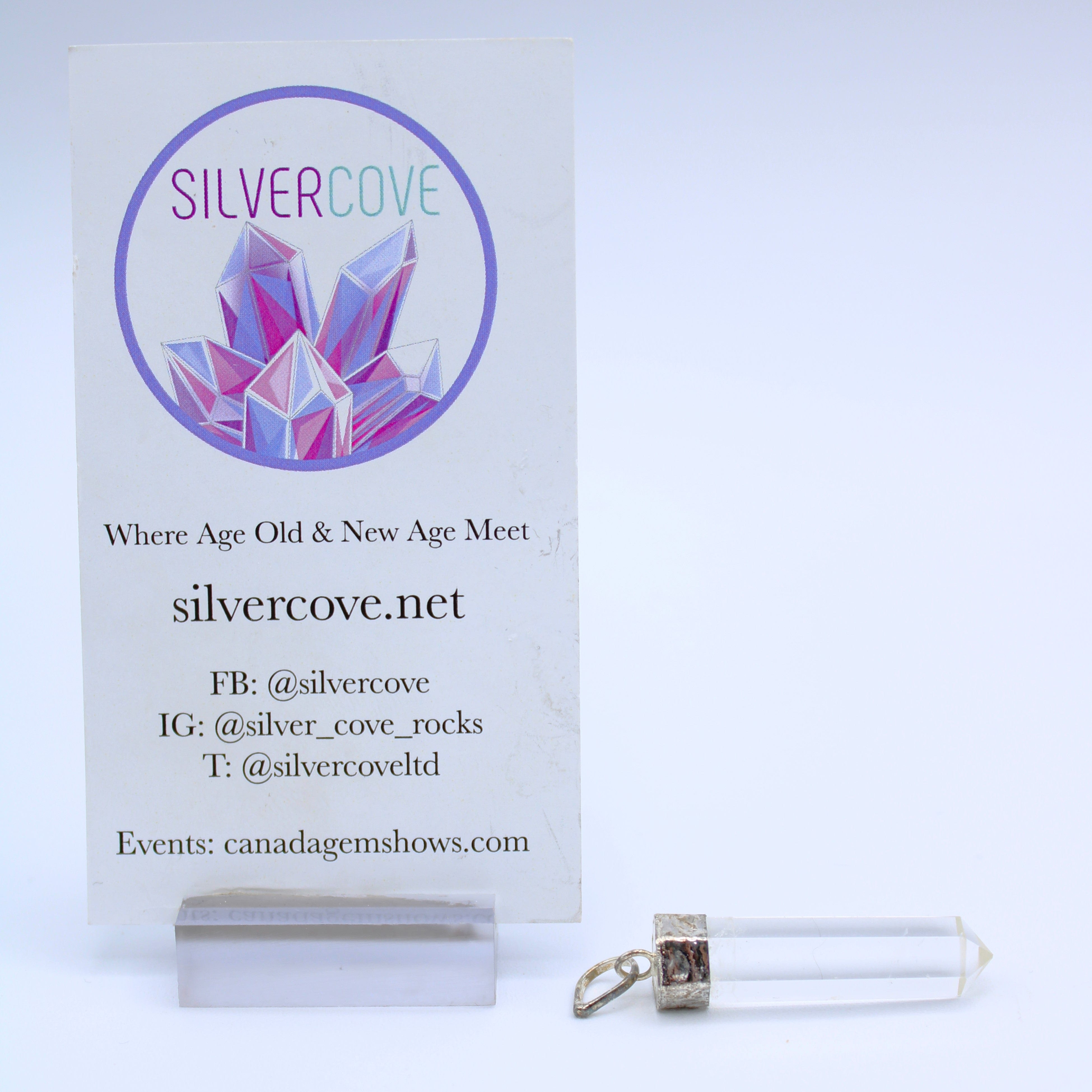 Natural Clear Quartz Point Pendant Necklace - Healing Crystal Jewelry for Chakra Balancing & Positive Energy - Perfect for Meditation, Yoga & Spiritual Gifts