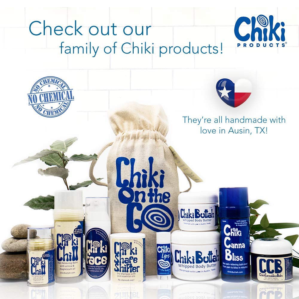 Chiki Buttah Chiki On-The-Go Travel Set - Lavender Mint Scented Skincare for Dry Hands & Cuticles | Perfect for Airplane, Office & Daily Hydration