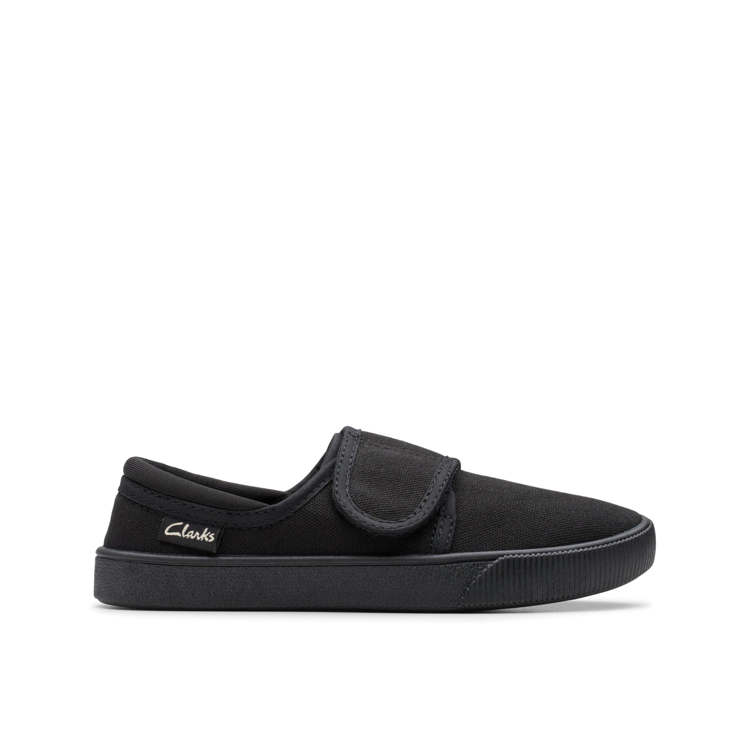 Clarks Unisex Kids' Hopper Run Sneakers - Comfortable School Uniform Shoes for Boys & Girls - Perfect for Daily Wear, Gym Class & Playtime