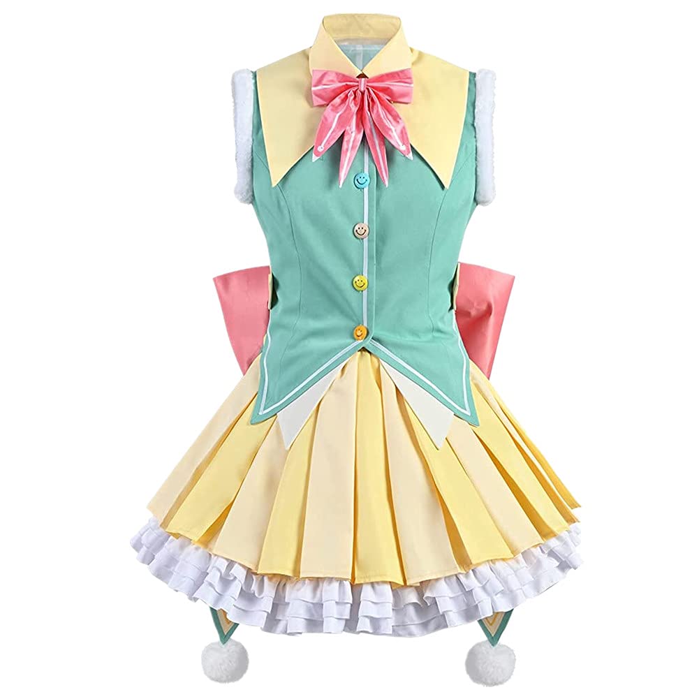 Project Sekai Kusanagi Nene Shiraishi An Cosplay Costume - Anime School Uniform Dress Full Set for Halloween, Conventions & Themed Parties