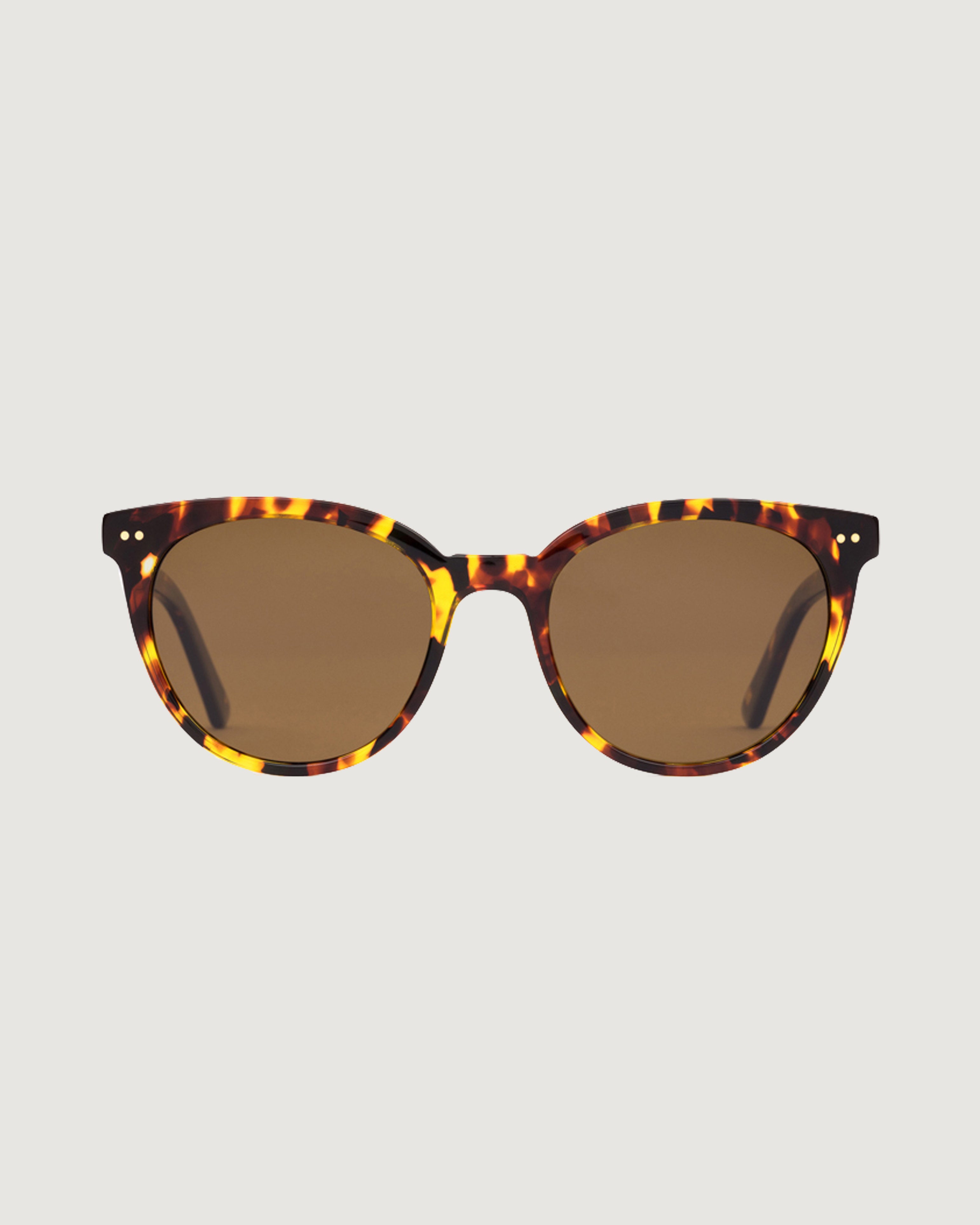 OTIS Jazmine Sunglasses - Eco Havana Sun - UV Protection Polarized Women's Fashion Shades for Beach, Driving & Outdoor Activities