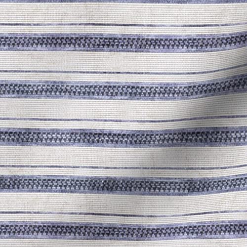 Premium Spoonflower Fabric - French Stripe Arrow Boho Printed Upholstery Velvet by The Yard for Home Decor, Furniture & Apparel | Perfect for Curtains, Pillows, Dresses & DIY Crafts