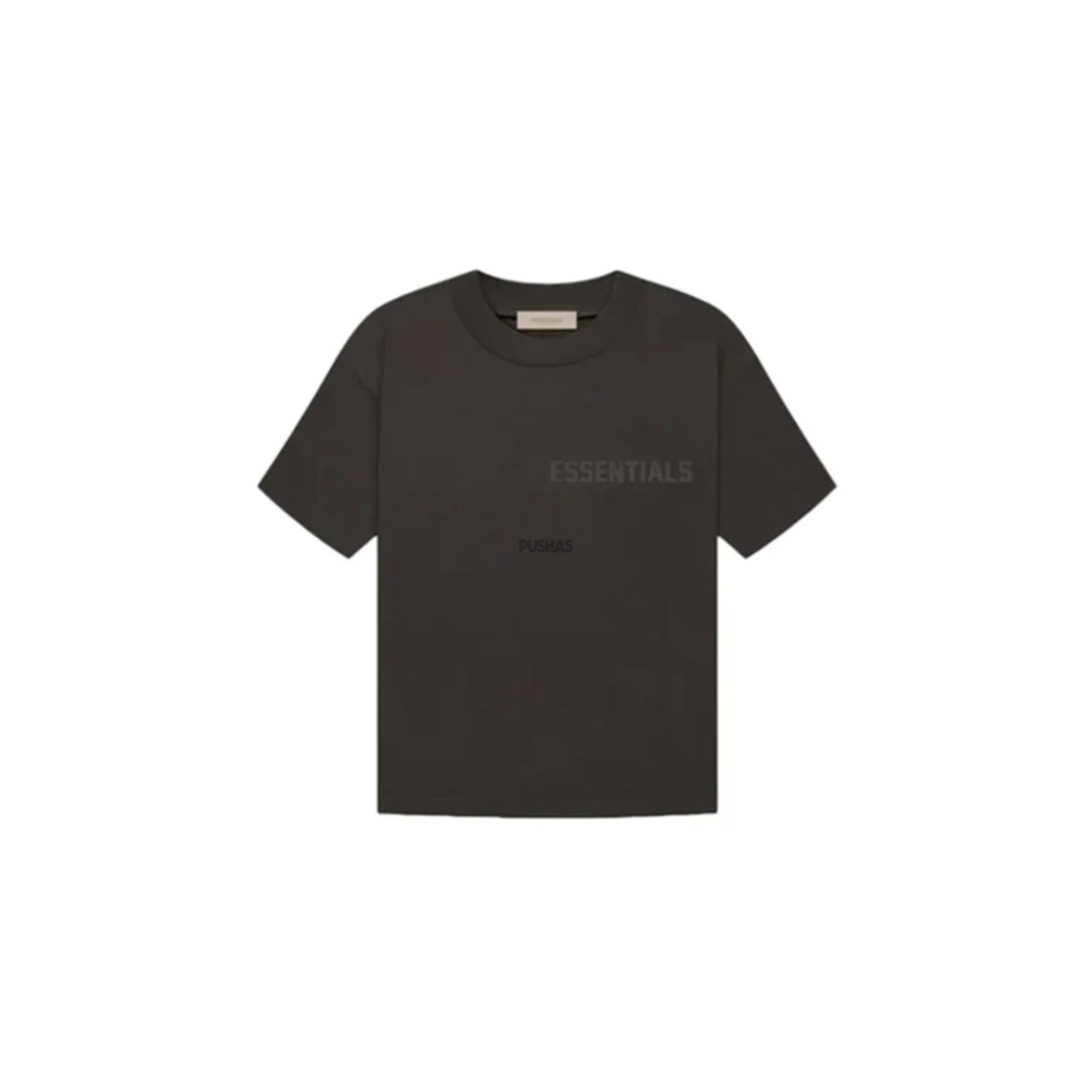 ESSENTIALS Off Black T-Shirt for Men & Women | Premium Cotton Comfort Fit Tee | Casual Wear, Street Style & Everyday Outfits (2022)