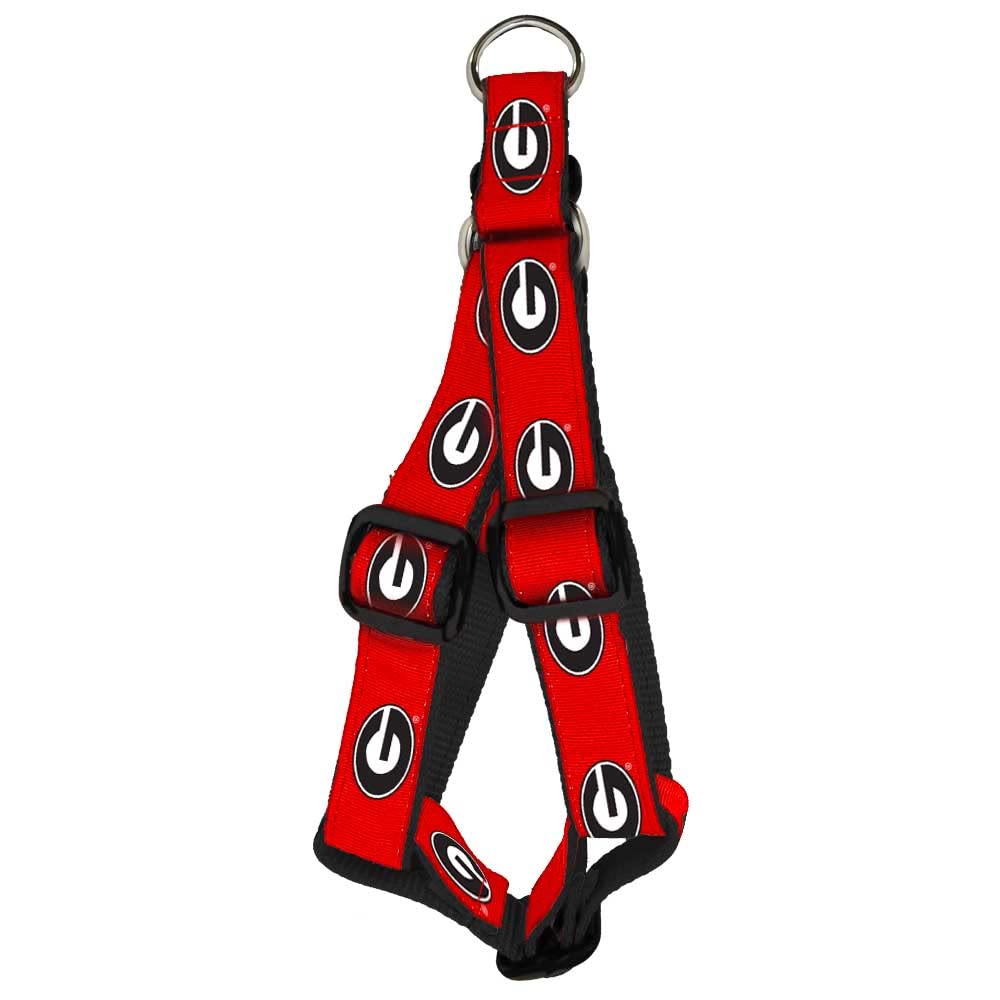 NCAA Collegiate Dog Harness - Adjustable Pet Vest for Small & Medium Dogs - Team Spirit Leash Accessory - Perfect for Game Day, Walks & Outdoor Adventures
