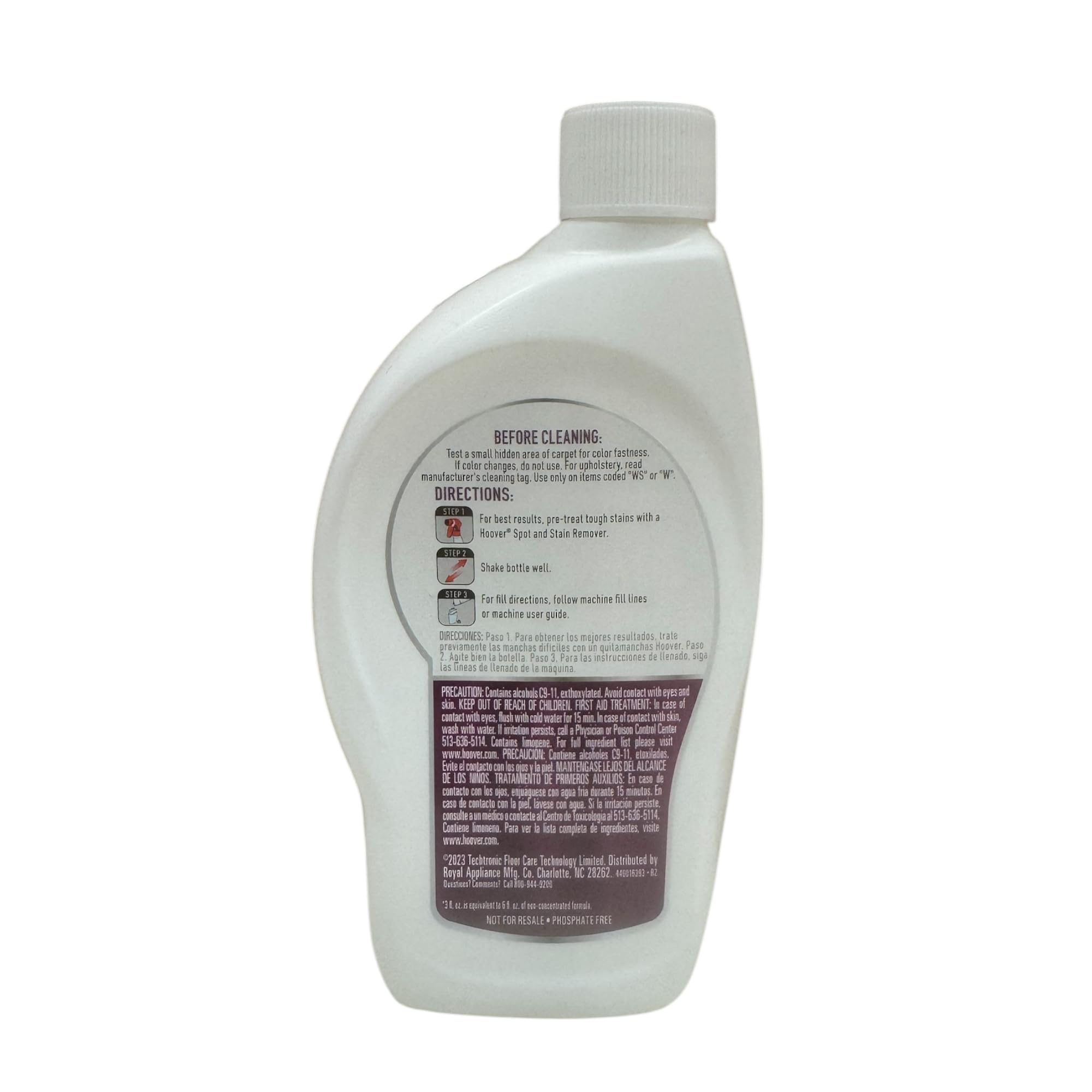 Hoover Paws & Claws Deep Clean Pet Stain & Odor Eliminator - 2X Concentrated Carpet Cleaner Formula (6oz) - Removes Tough Stains & Neutralizes Odors for Dogs & Cats - Perfect for Carpets, Upholstery & Pet Areas