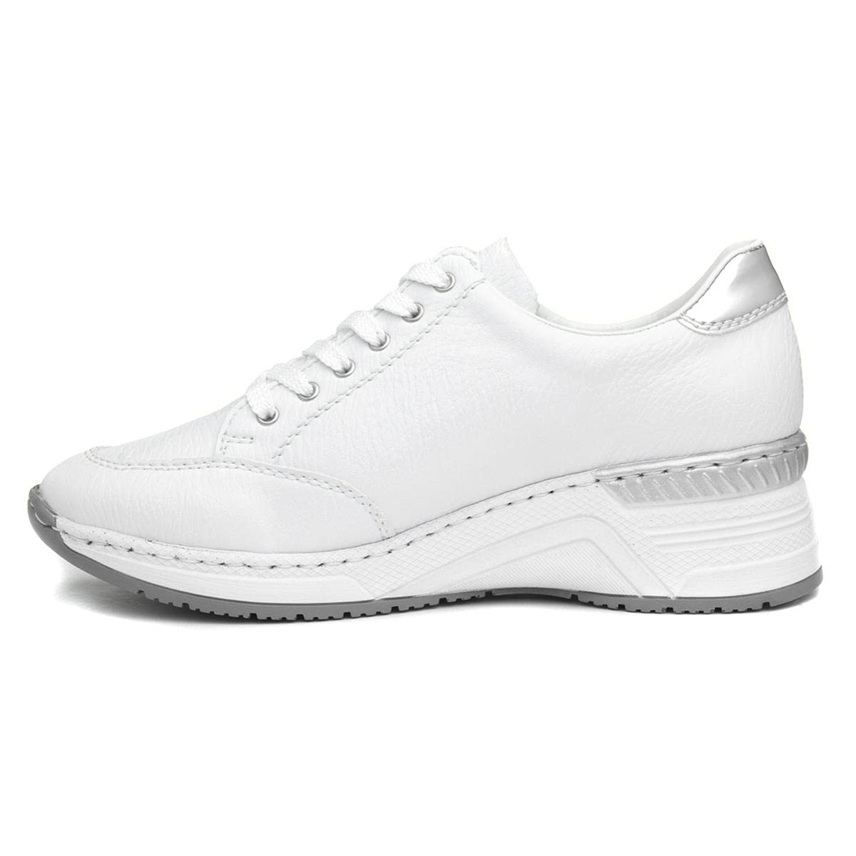 Rieker Women's Comfortable Low-Top Sneakers - Lightweight Walking Shoes for Women - Casual Fashion Sneakers for Everyday Wear, Work, and Travel