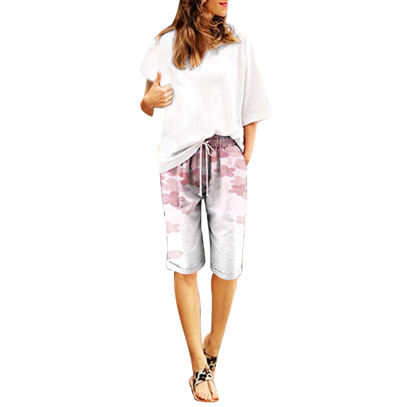 Rvidbe Women's Athletic Shorts - Summer Beach Comfy Loose Fit for Casual Wear
