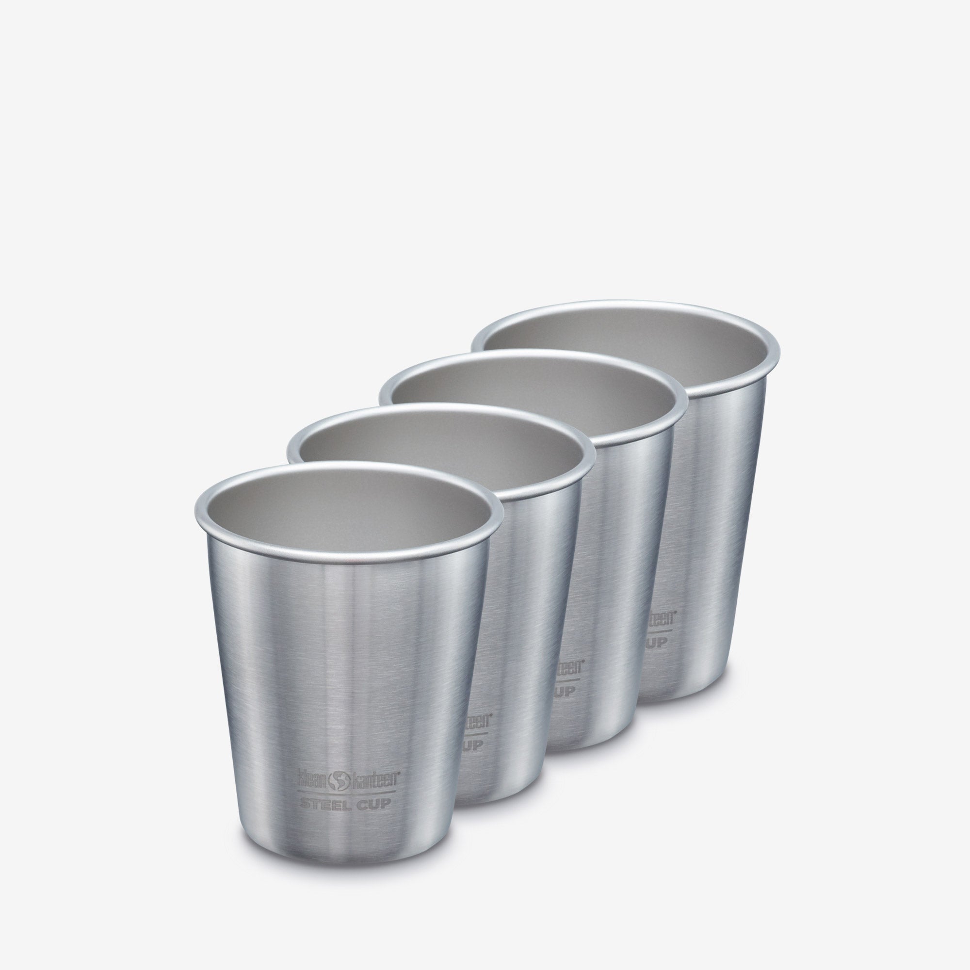 10oz (295ml) Insulated Stainless Steel Tumbler Cups 4 Pack - Perfect for Coffee, Tea, Cold Drinks at Home, Office or Travel