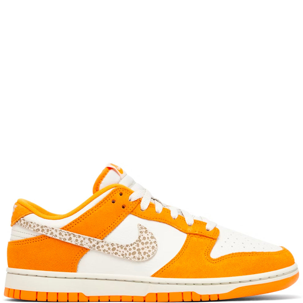 Nike Dunk Low AS Safari Swoosh Kumquat Sneakers - Men's/Women's Retro Basketball Shoes for Casual Wear & Street Style Fashion
