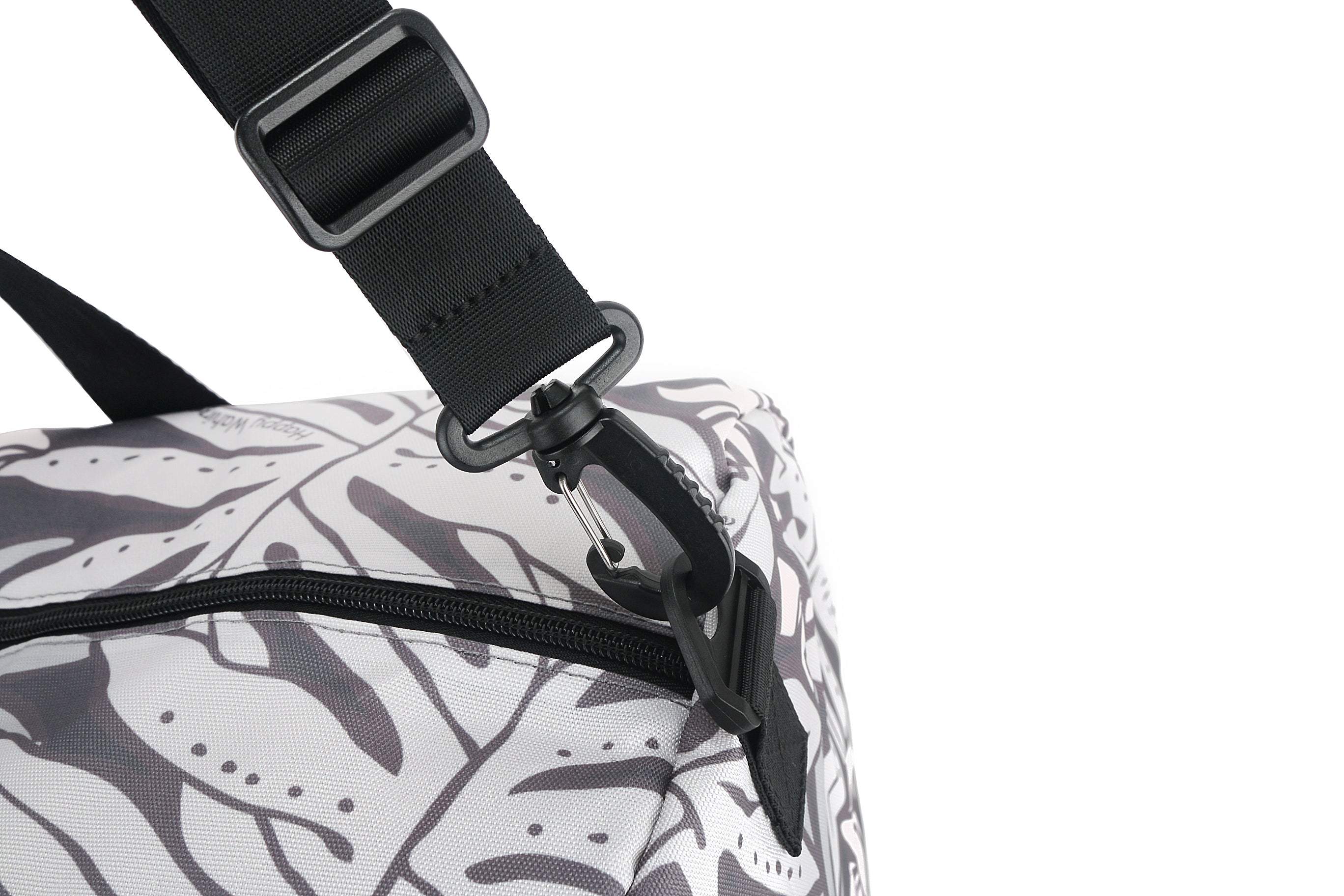 Stephanie Laua'e Duffle Bag - Waterproof Travel Duffel for Gym, Sports & Weekend Getaways - Dark Grey Carry-On Luggage for Men & Women