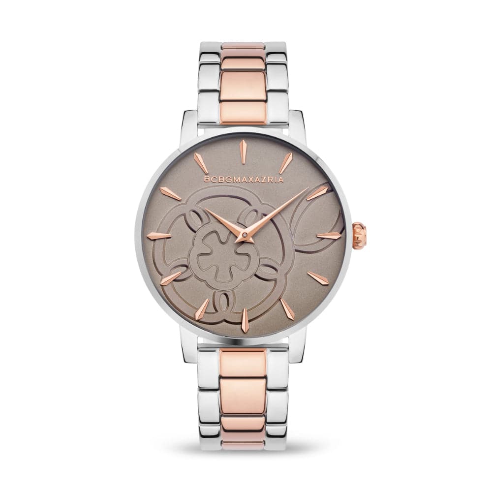 BCBGMAXAZRIA BAWLG2132803 Two-Tone Stainless Steel Women's Watch - Elegant & Durable Timepiece for Work, Party & Everyday Wear