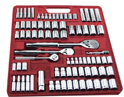 HC82U: 82-Piece Professional Mechanic's Tool Set by Great Neck - Perfect for Auto Repair, Home Improvement & DIY Projects