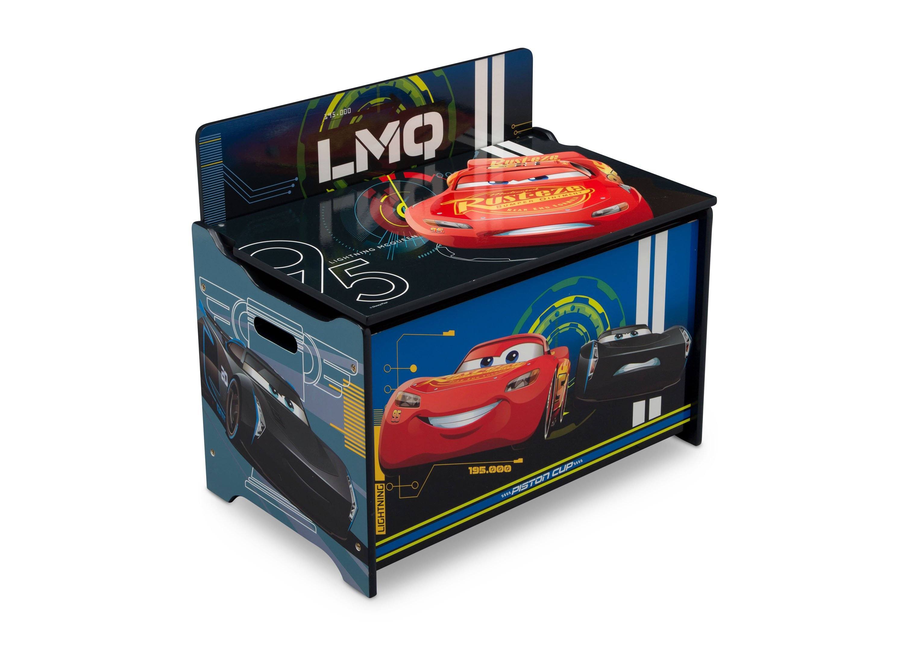 Deluxe Toy Box for Kids - Large Storage Organizer for Cars, Toys & Playroom - Perfect for Bedroom, Nursery & Daycare Organization