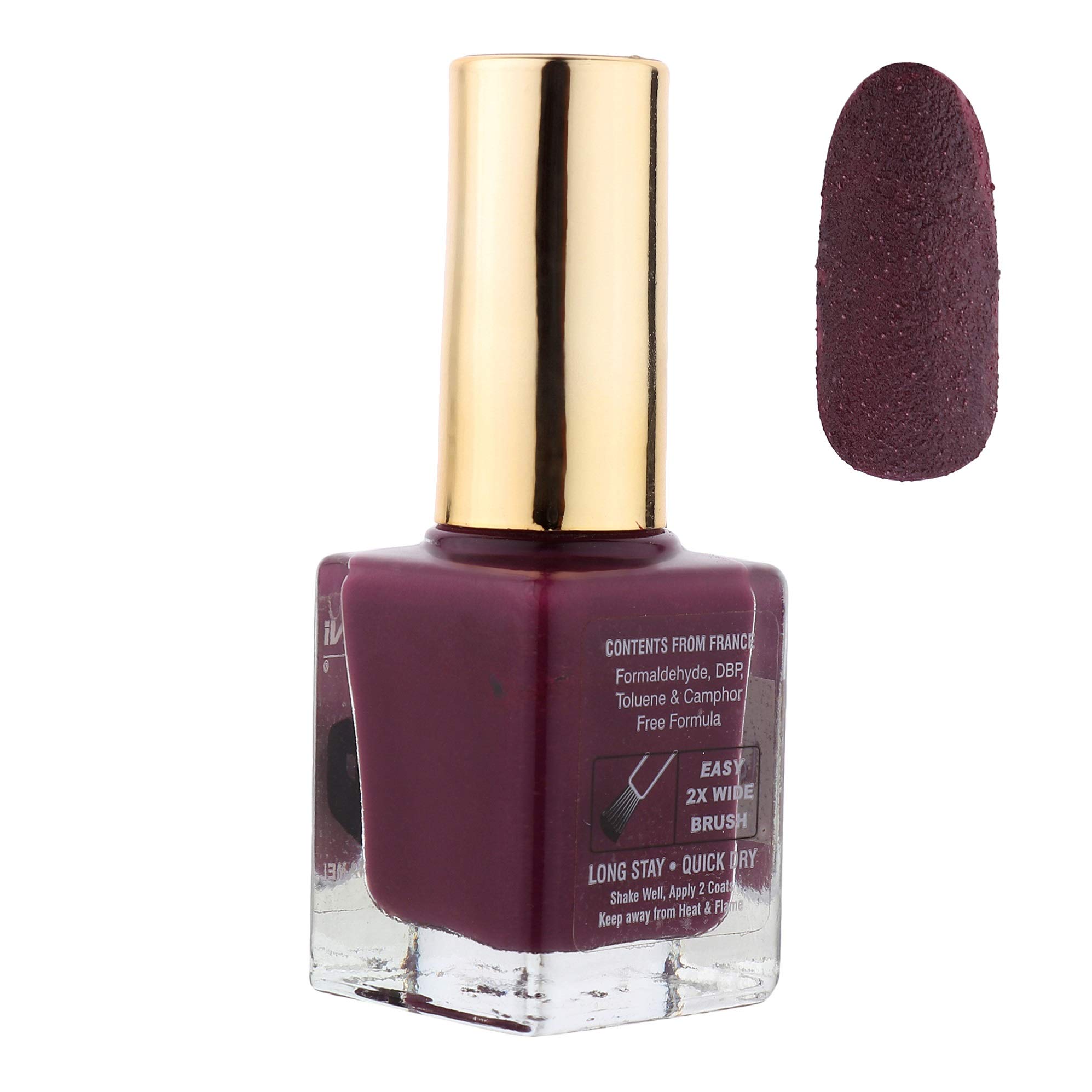 Elfani 3D Textured Nail Polish - Long Lasting Gel Nail Lacquer with Glitter & Shine - Perfect for Manicures, Pedicures, Nail Art & Special Occasions