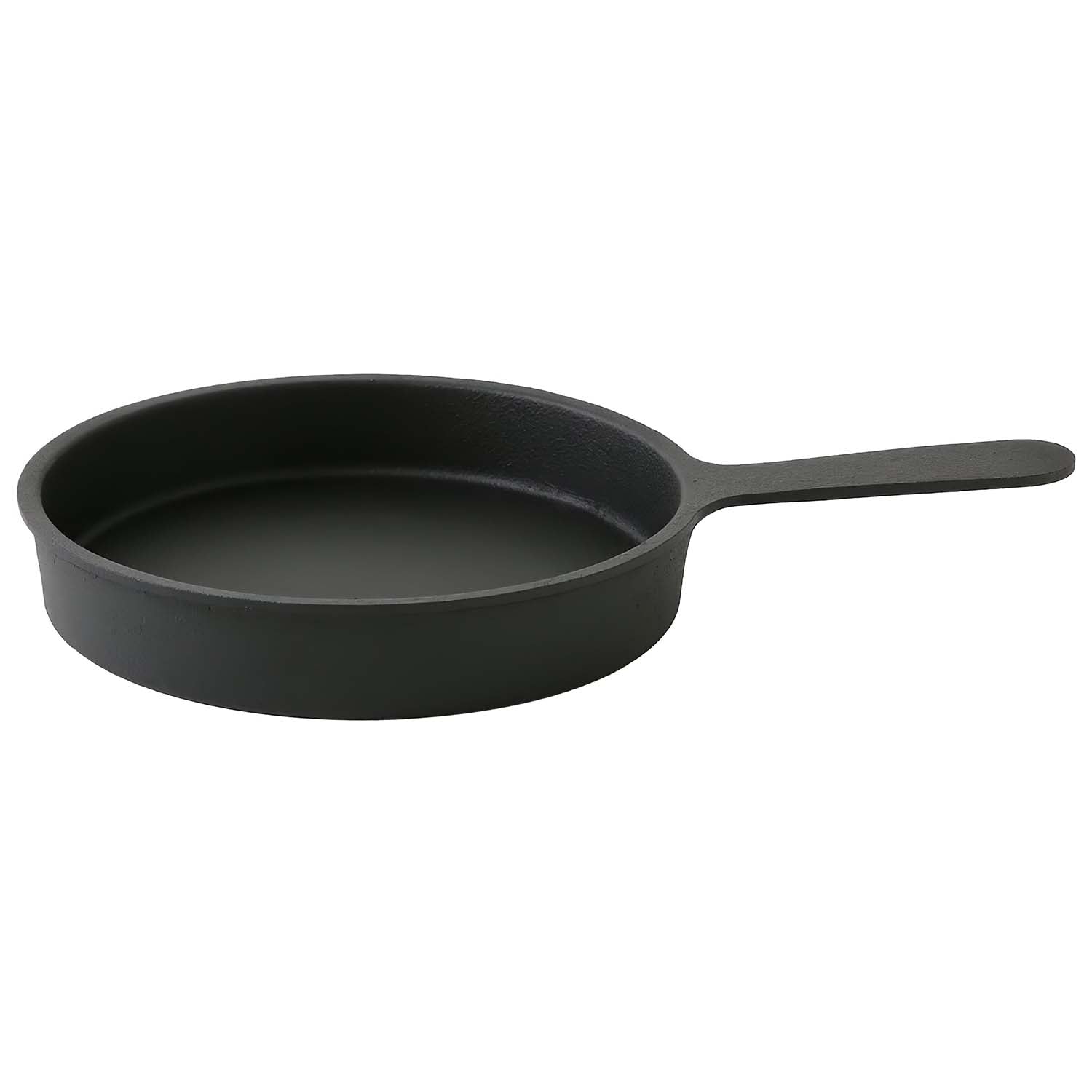 Premium Ikenaga Tetu Nambu Cast Iron Single Handle Skillet - Japanese Traditional Cooking Pan for Searing, Frying & Baking - Perfect for Stovetop, Oven & Campfire Cooking